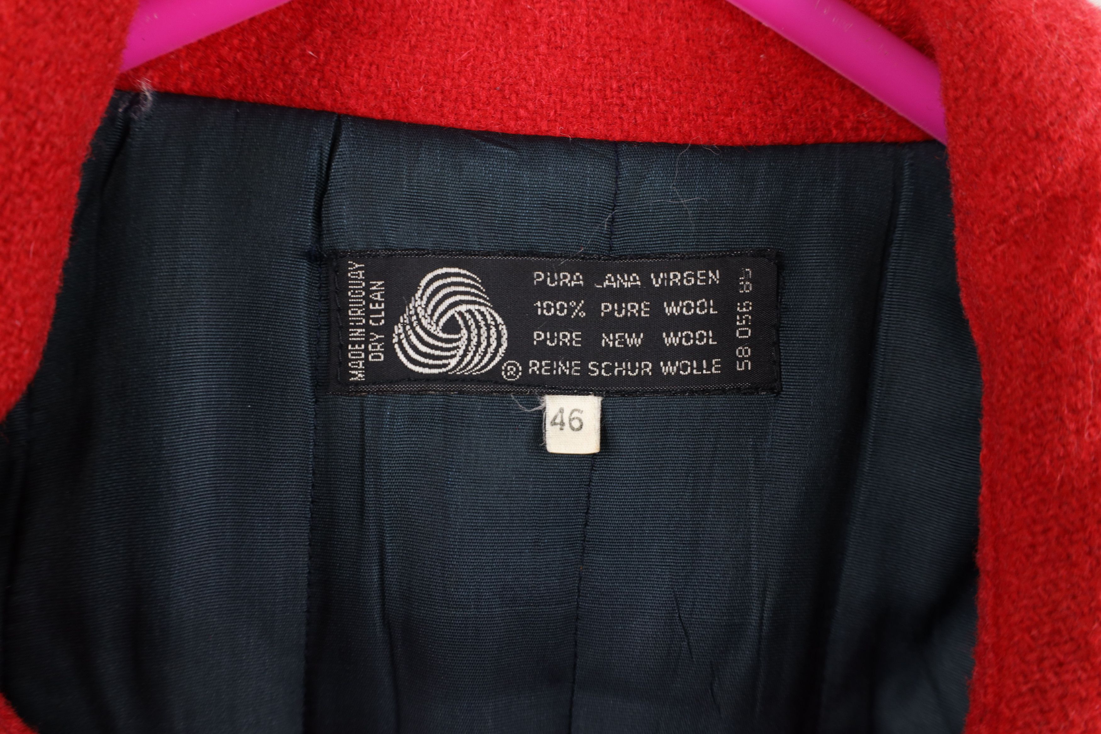 Vintage Vintage 70s 80s Streetwear Heavyweight Wool Bomber Jacket Size US XXL / EU 58 / 5 - 8 Thumbnail