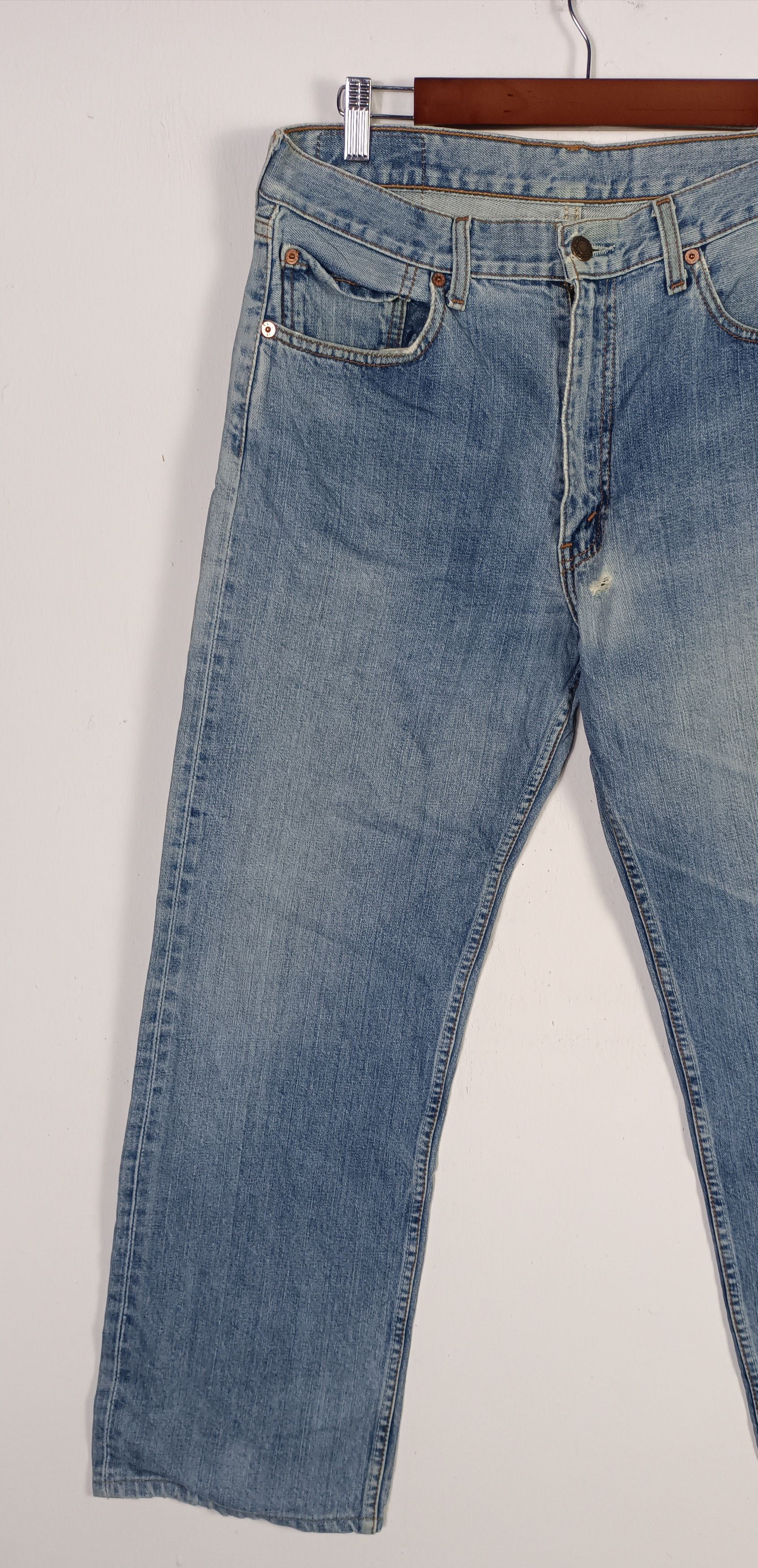 Levi's Vintage💥Levi's 512 ditressed Jeans Size US 38 / EU 54 - 3 Thumbnail