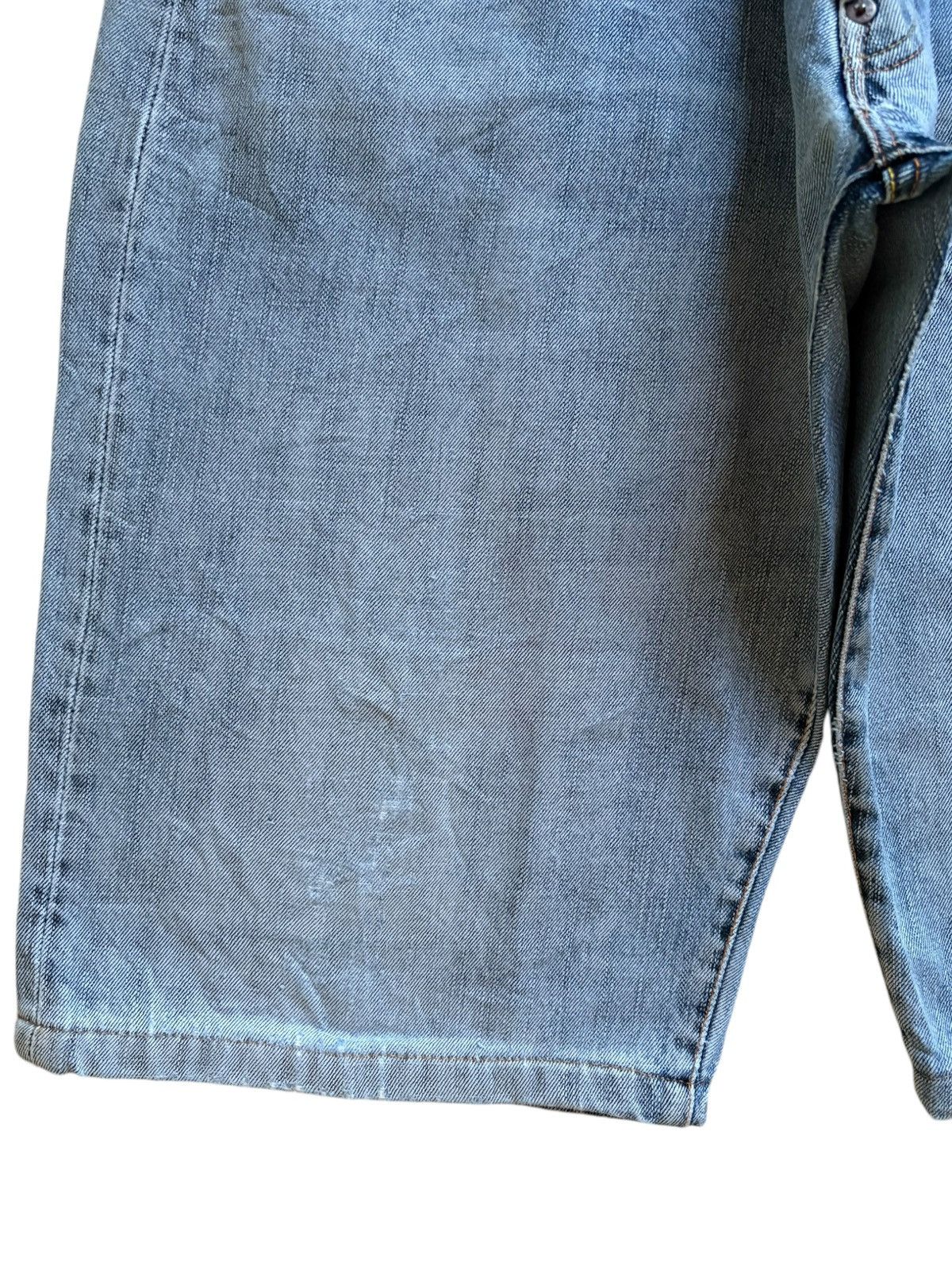 Evisu × Japanese Brand Vintage Japanese Evisu Seagulls Blue Wash Jean Shorts Size US 33 - 9 Thumbnail