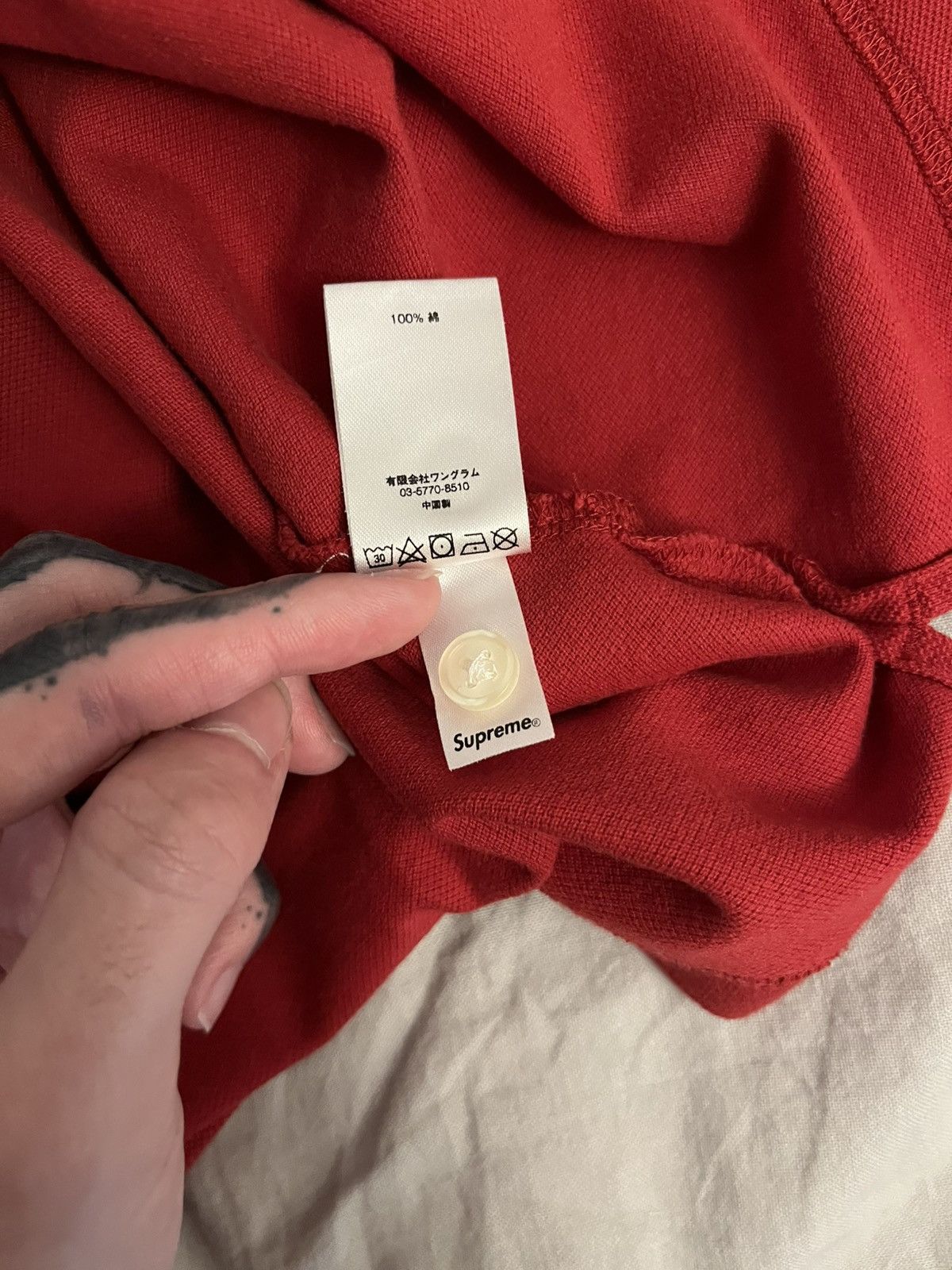 Supreme Supreme Gonz Ramm Polo Red Size US L / EU 52-54 / 3 - 6 Thumbnail