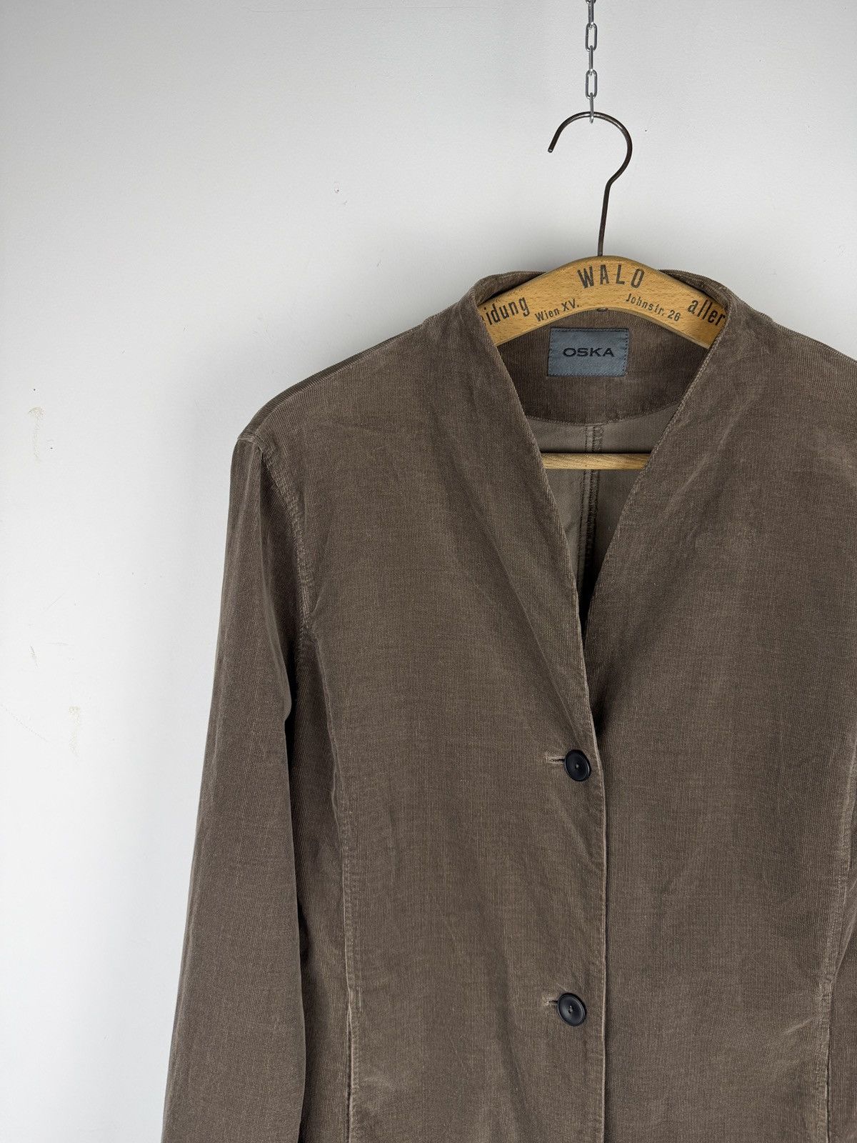 OSKA OSKA Brown Corduroy Jacket Blazer Lagenlook Size 2 Size M / US 6-8 / IT 42-44 - 2 Thumbnail