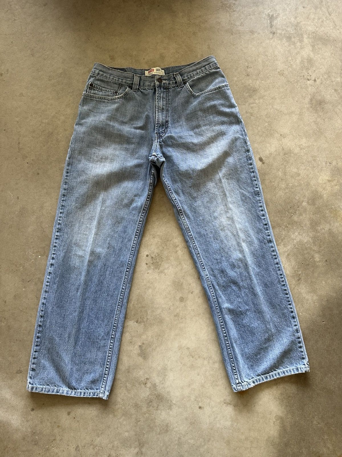 Levi's Vintage Levi’s 569 Loose Straight Wide leg Size US 34 / EU 50 - 1 Thumbnail