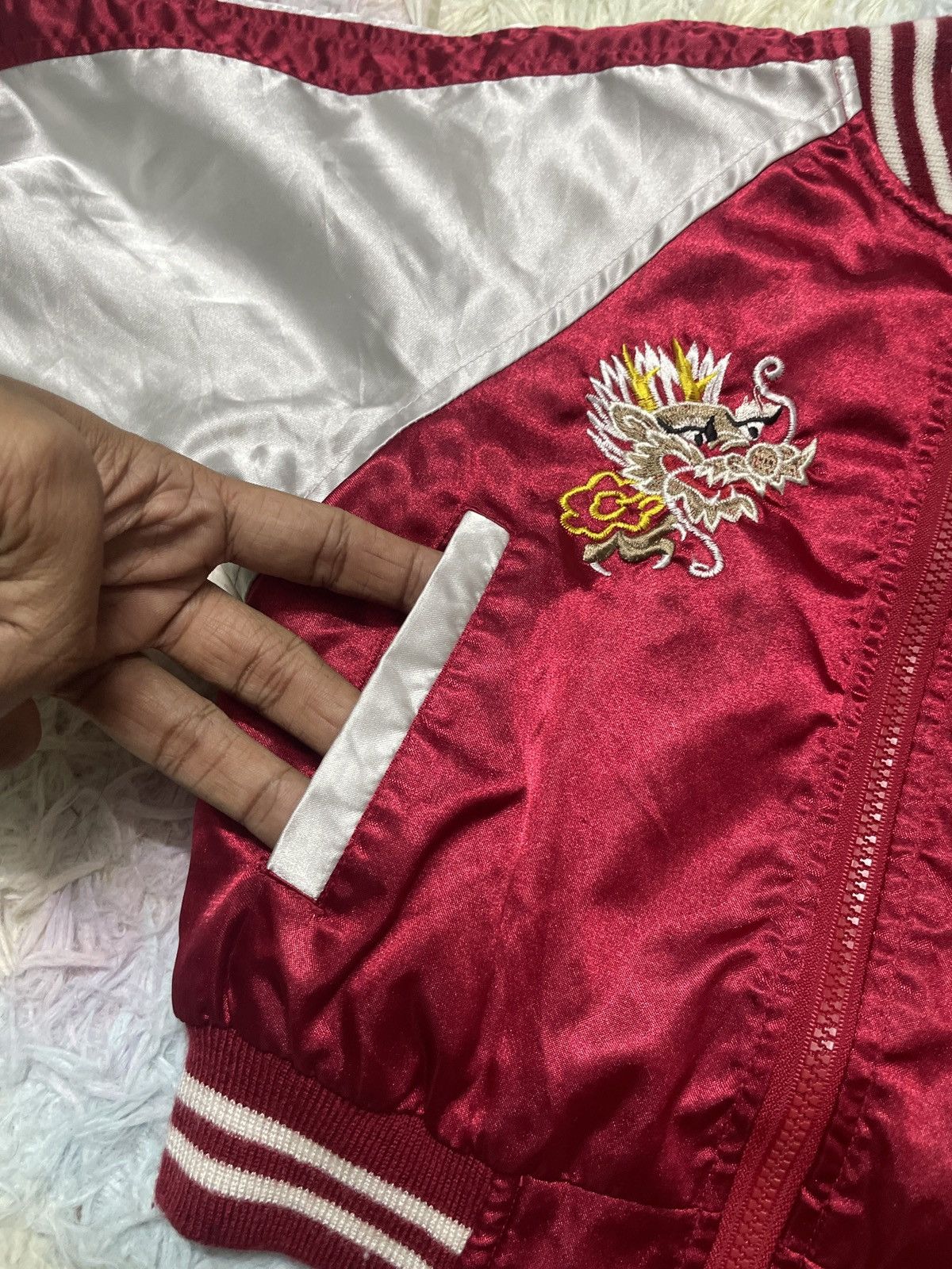 Japanese Brand Kids sukajan dragon jacket Size US XXS / EU 40 - 8 Thumbnail