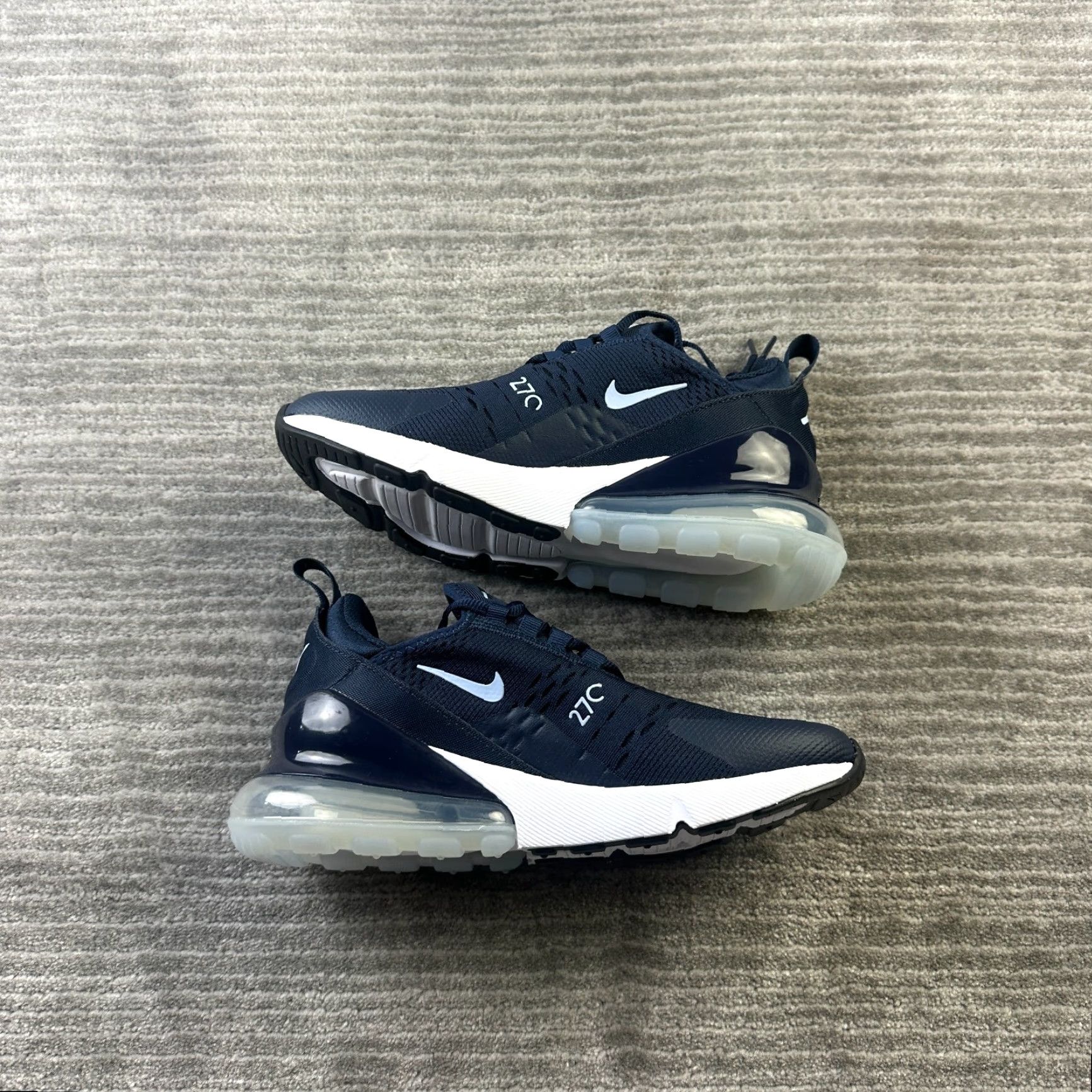 Nike Nike Air Max 270 GS Blue Obsidian5 Sneakers 4.5Y Women's 6 943345-407 Size US 4.5 / IT 34.5 - 2 Thumbnail