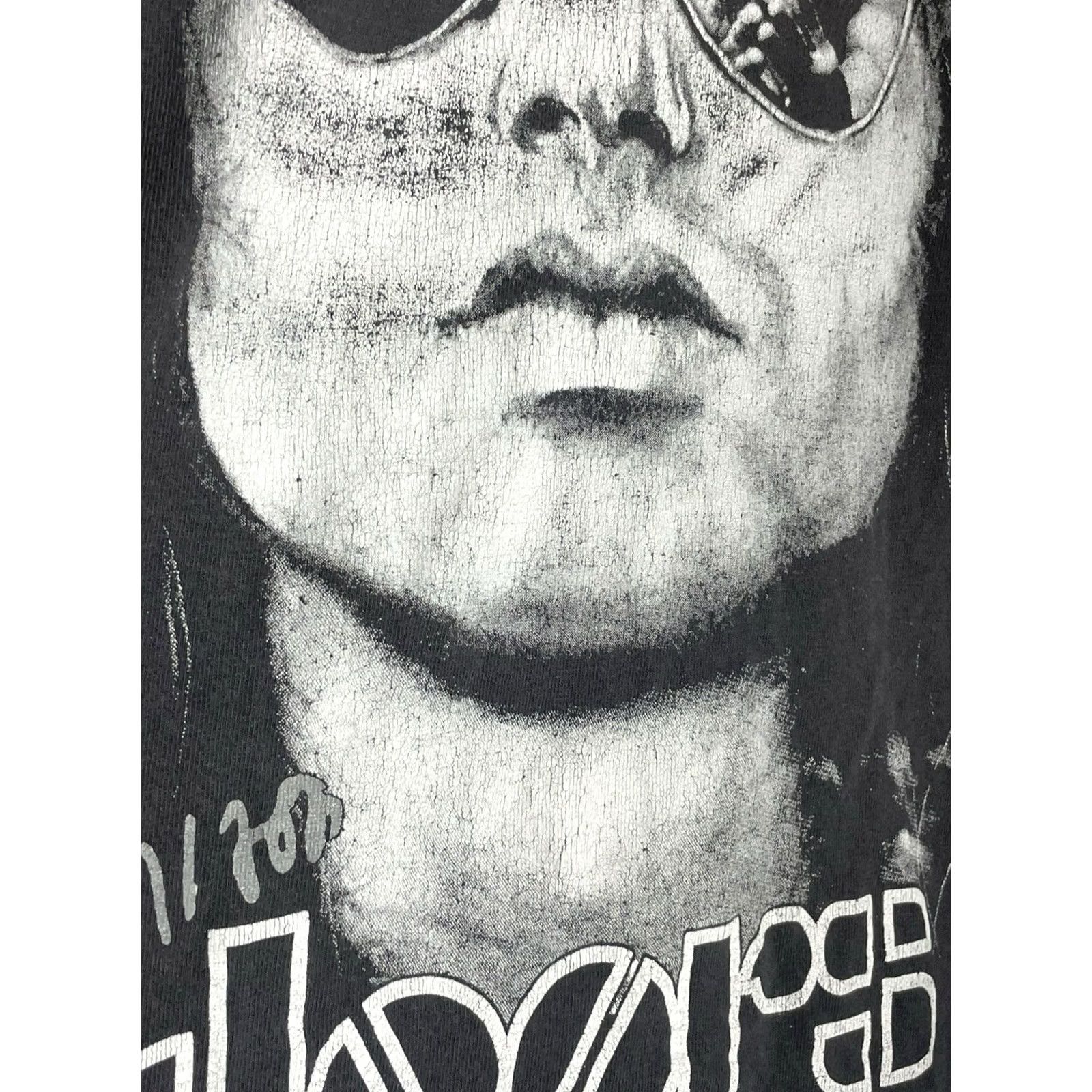 Fruit Of The Loom The Doors Jim Morrison Graphic Print T-Shirt Black Size L Fruit of the Loom Band Music Rock Size US L / EU 52-54 / 3 - 5 Thumbnail