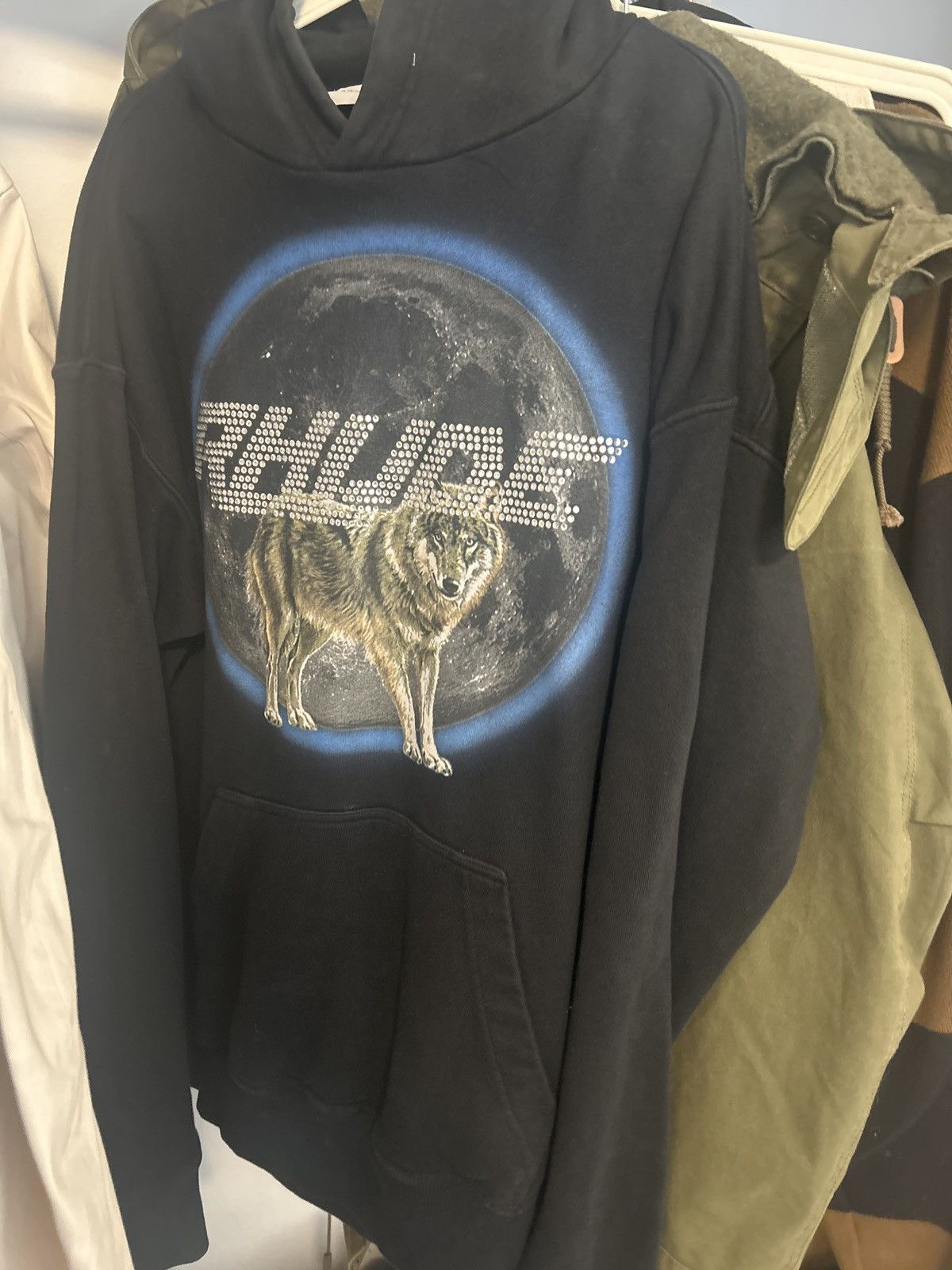 Rhude Rhude x Maxfield crystal wolf hoodie Size US S / EU 44-46 / 1 - 1 Thumbnail