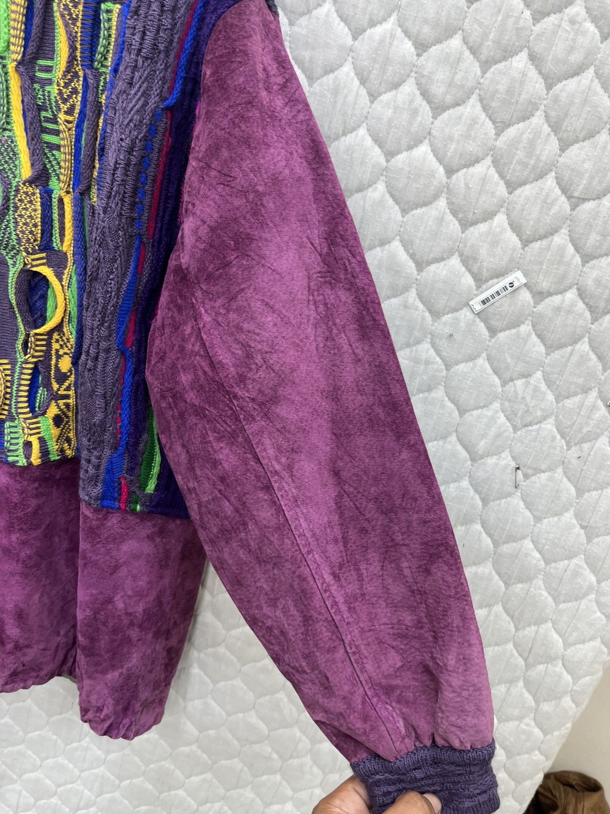 Coogi 🔥🔥🔥STEALS COOGI MULTICOLOUR KNIT + LEATHER JACKET Size US M / EU 48-50 / 2 - 20 Thumbnail
