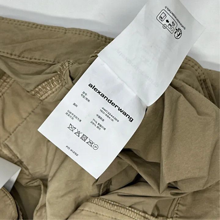 Alexander Wang Alexander Wang Khaki Loose Fit Cargo Pants - Size 24" / US 00 / IT 34 - 3 Thumbnail