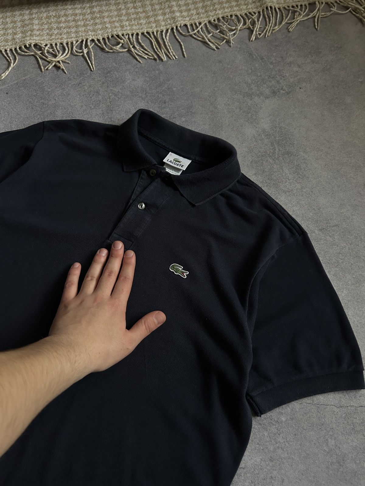 Lacoste × Vintage Vintage Lacoste Polos blue mens size M luxury Size US M / EU 48-50 / 2 - 2 Thumbnail