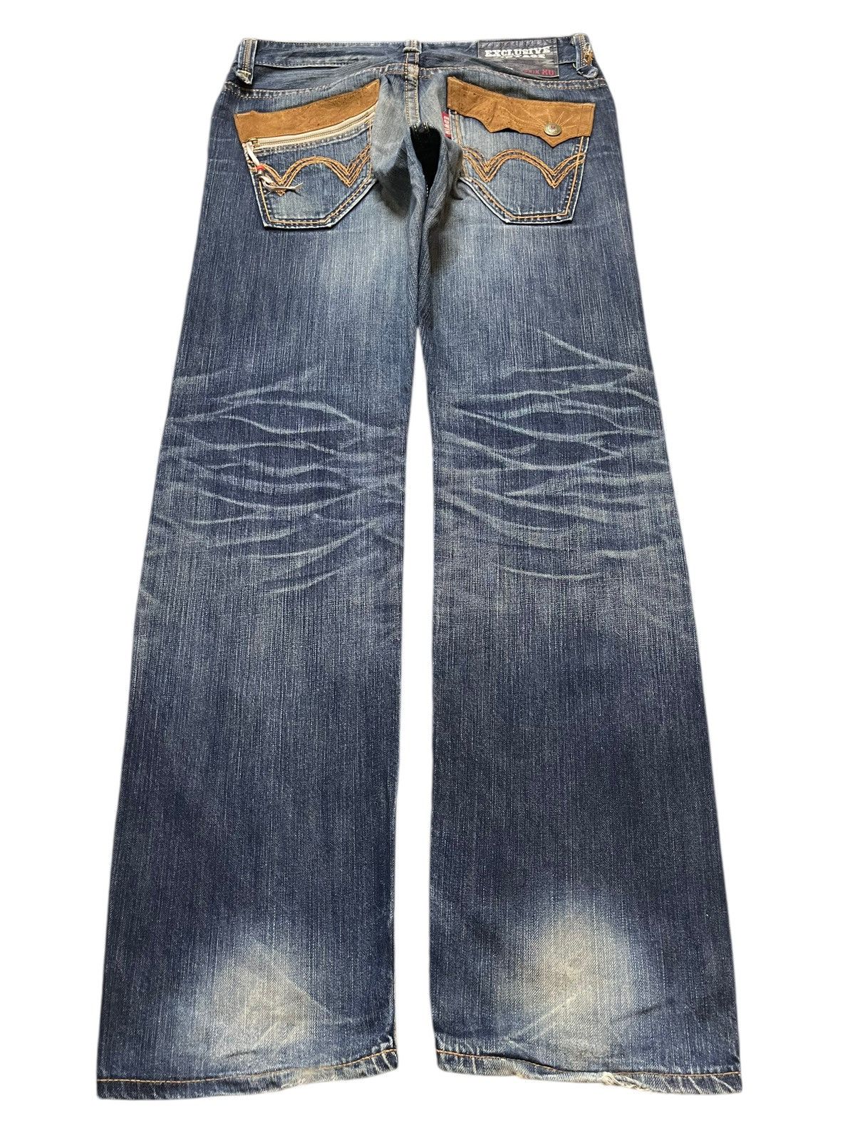Edwin Japan XV Exclusive Vintage Mud Wash Distressed Jeans