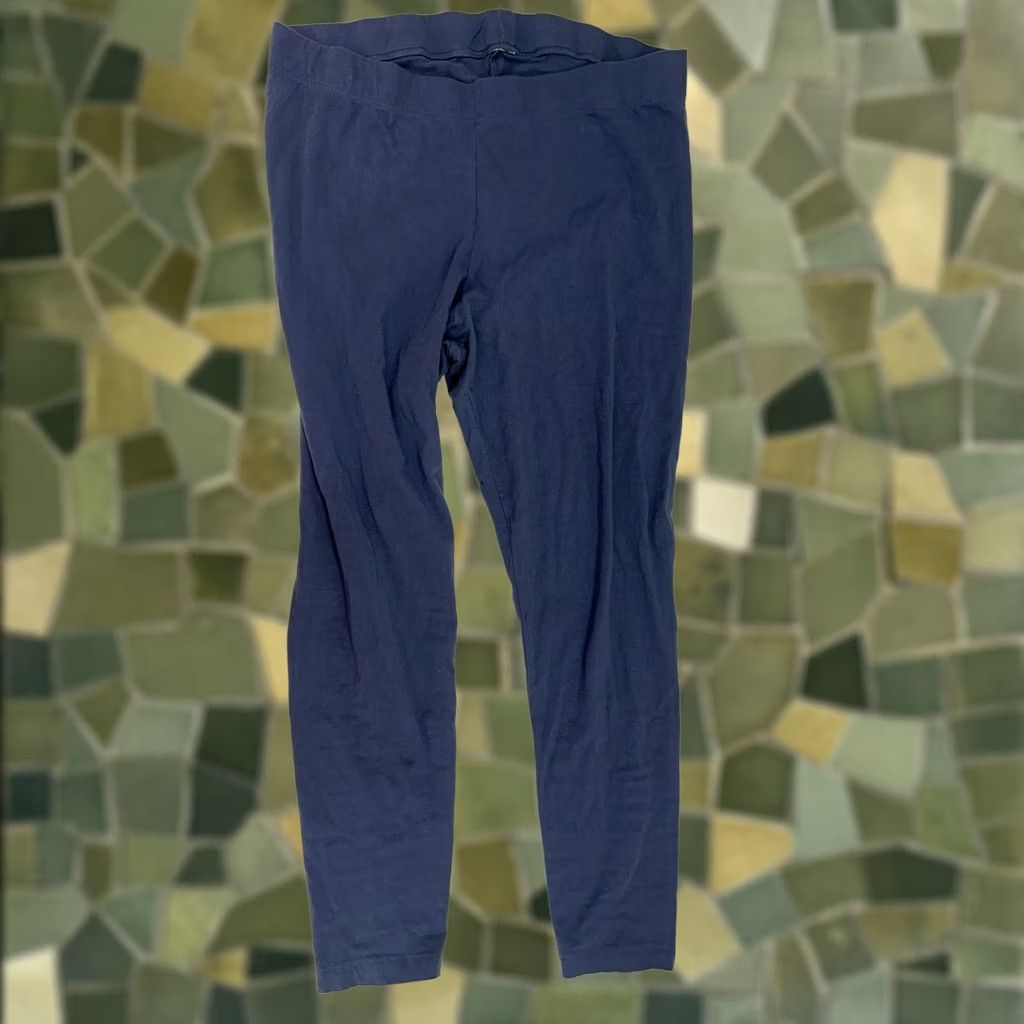 Vintage Unbranded Leggings Blue Pull On Size Unknown Womens Size 32" / US 10 / IT 46 - 1 Thumbnail