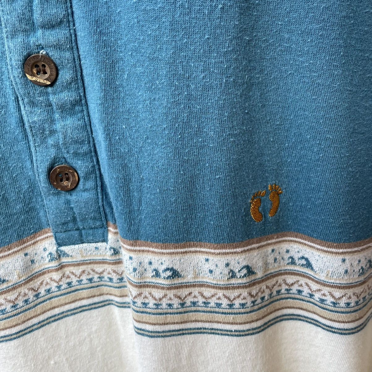 Hang Ten × Vintage 🔥Vintage Hang Ten Two Tone Surf Skate Polos Shirts Size US M / EU 48-50 / 2 - 6 Thumbnail
