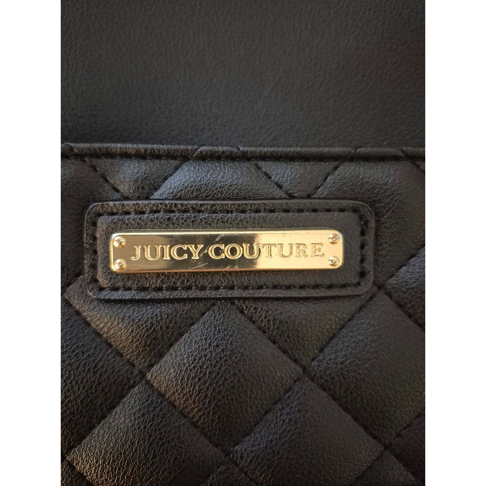 Juicy Couture Juicy Couture Quilted Mini Backpack Crown Royal Gold Hardwar Size ONE SIZE - 2 Thumbnail