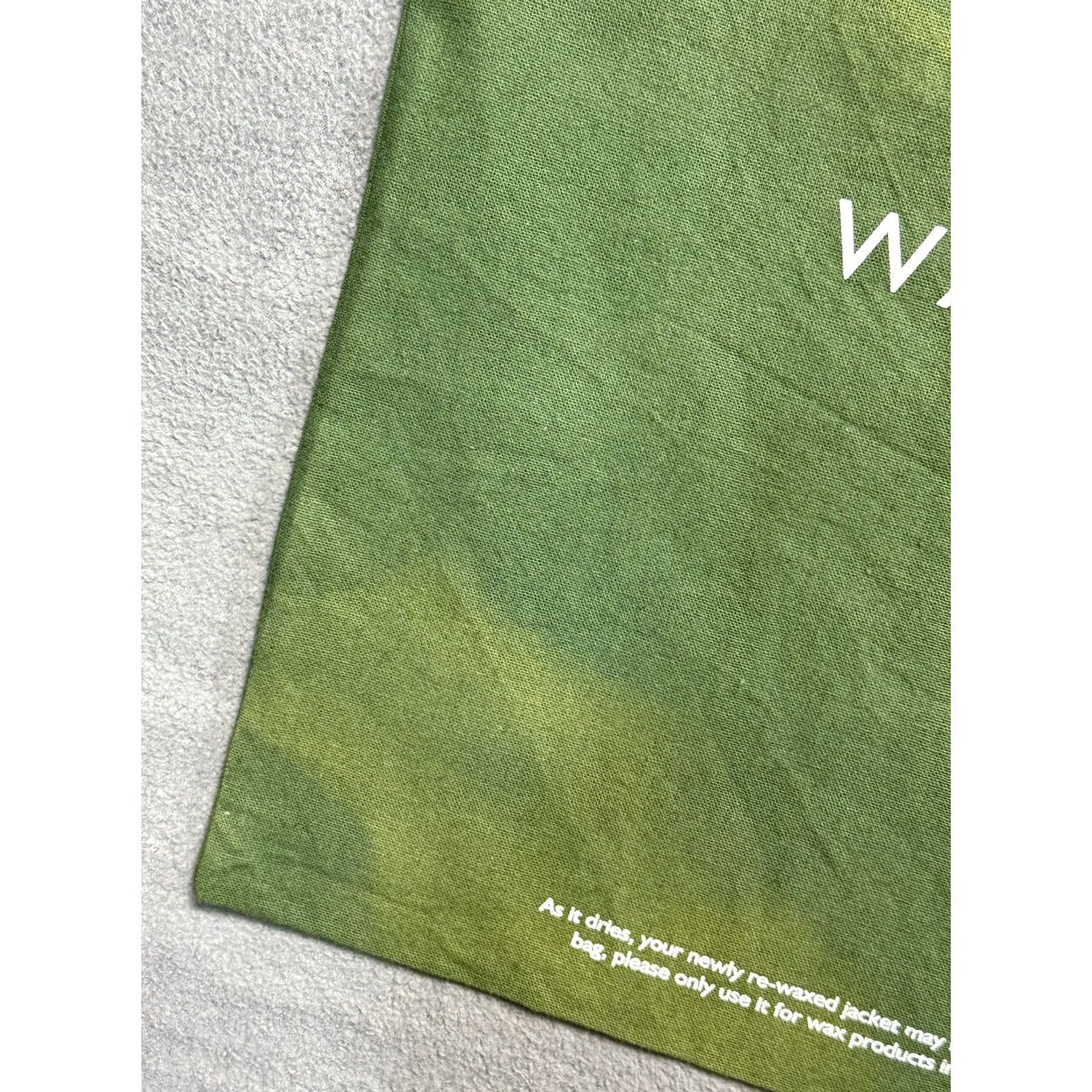 Barbour Barbour Green Drawstring Bag Mens Cotton Drawstring Bag Brand Barbour Green Bag Size ONE SIZE - 2 Thumbnail