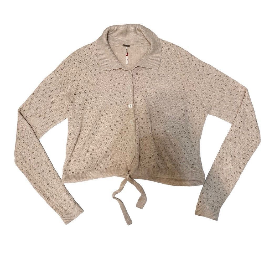 Free People Free People | Betty Tie Knit Sweater Size S / US 4 / IT 40 - 1 Thumbnail