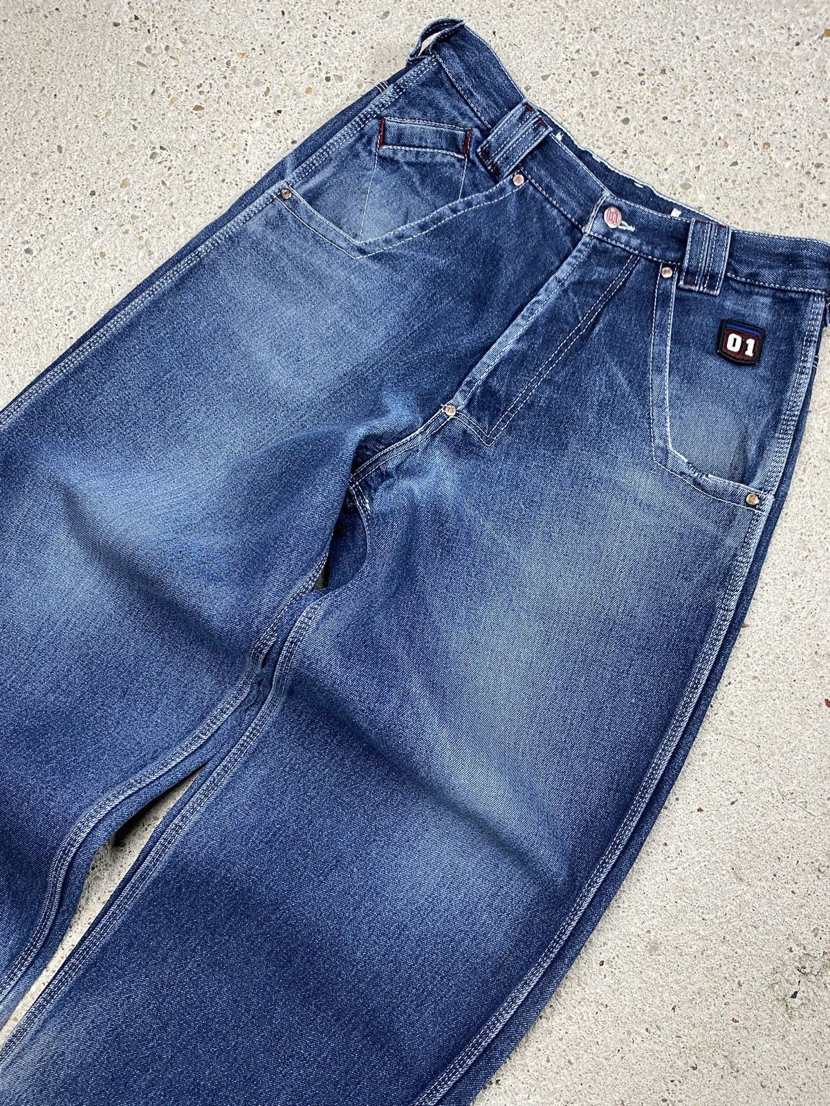 JNCO Vintage player one baggy jeans oversized rap wide leg Size US 30 / EU 46 - 8 Thumbnail