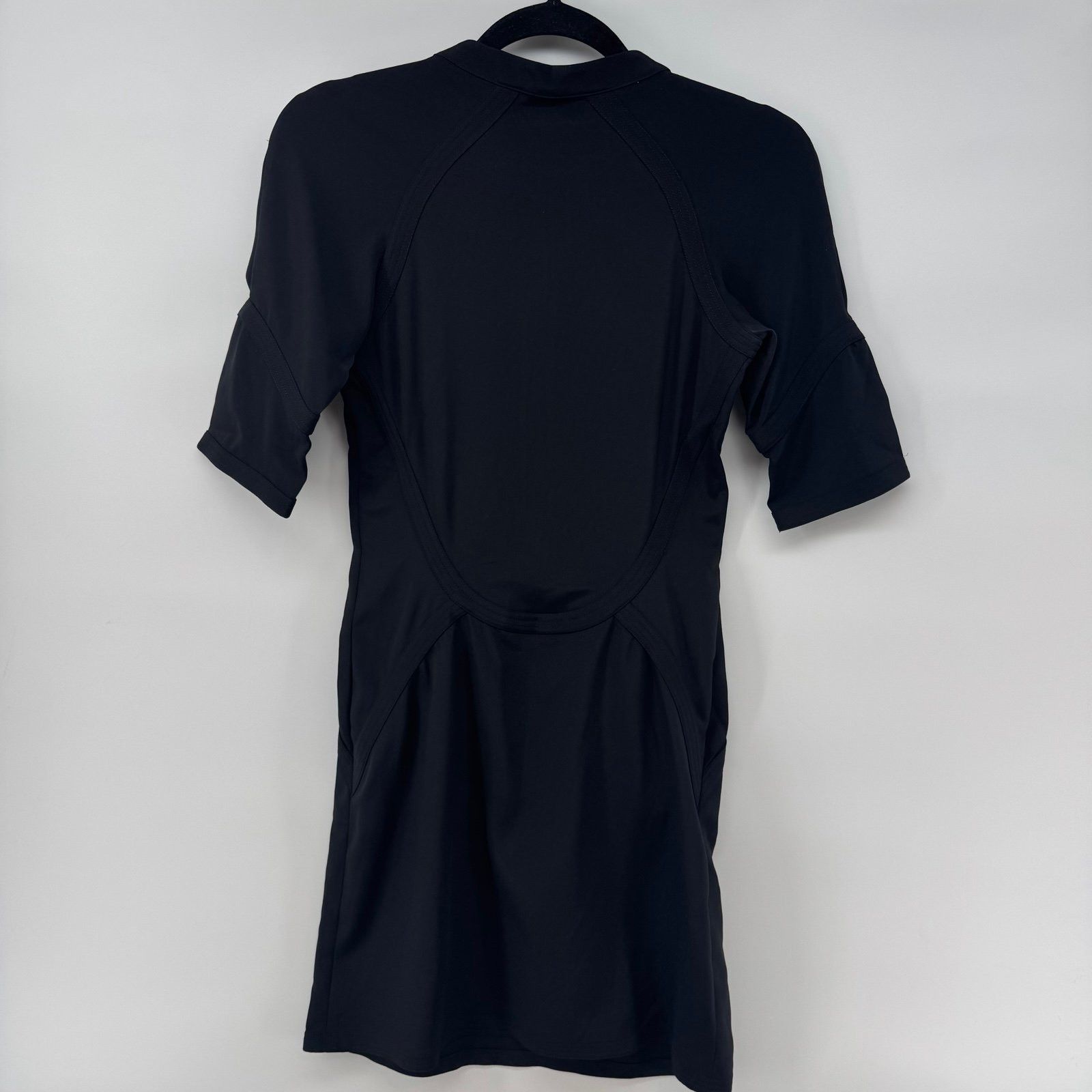 Gucci Gucci Black Structured Zip Dress – Size EU 38 US 4 Size S / US 4 / IT 40 - 6 Thumbnail