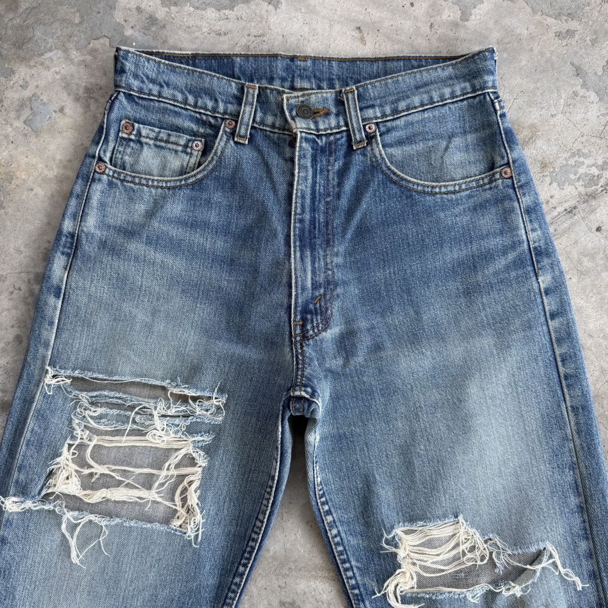 Levi's Vintage Clothing W28x29.5 Vintage Levi's 512 Distressed Denim Jean Pants Size US 28 / EU 44 - 3 Thumbnail
