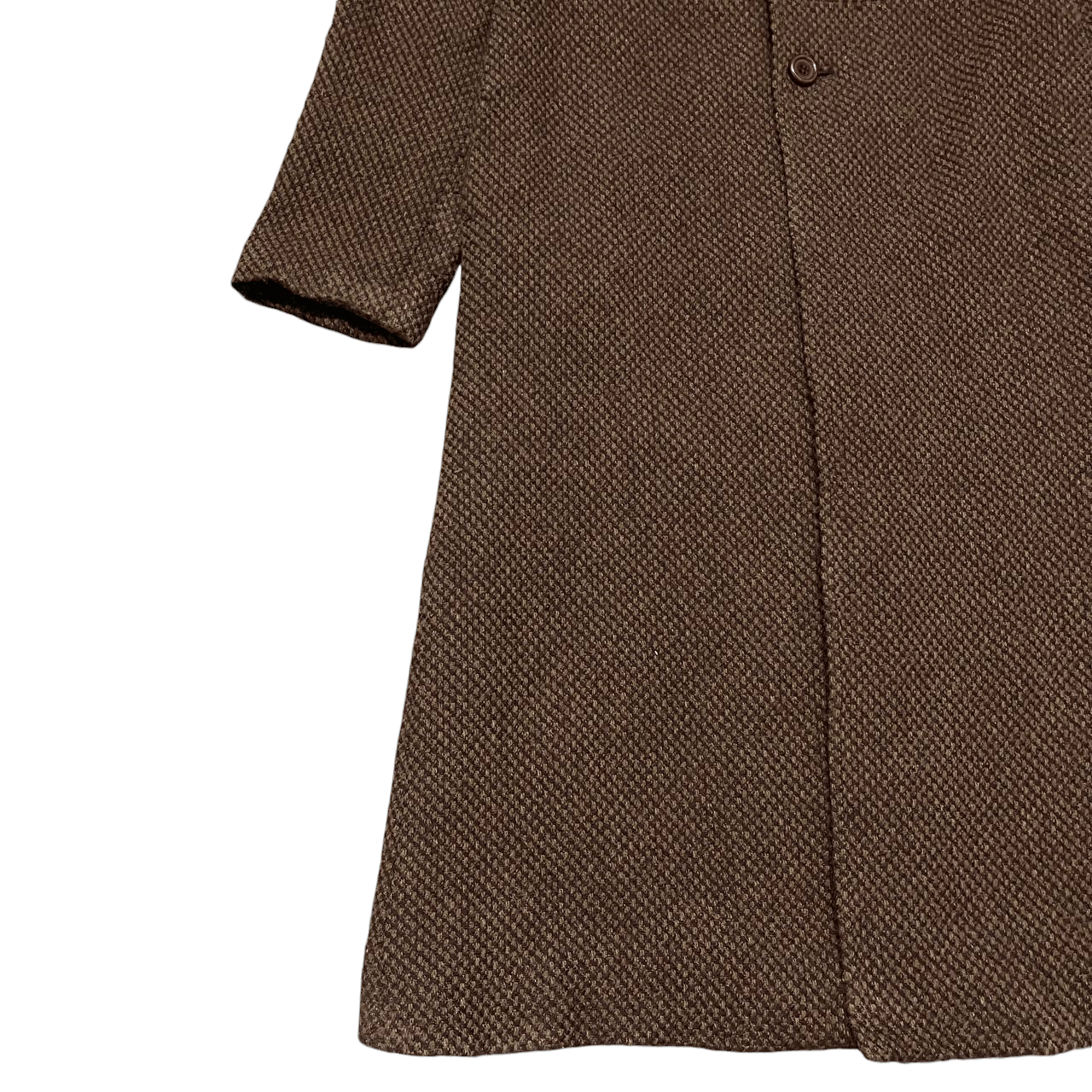 Yohji Yamamoto Vintage Ined by Yohji Yamamoto Wool Long Coat Size US S / EU 44-46 / 1 - 3 Thumbnail