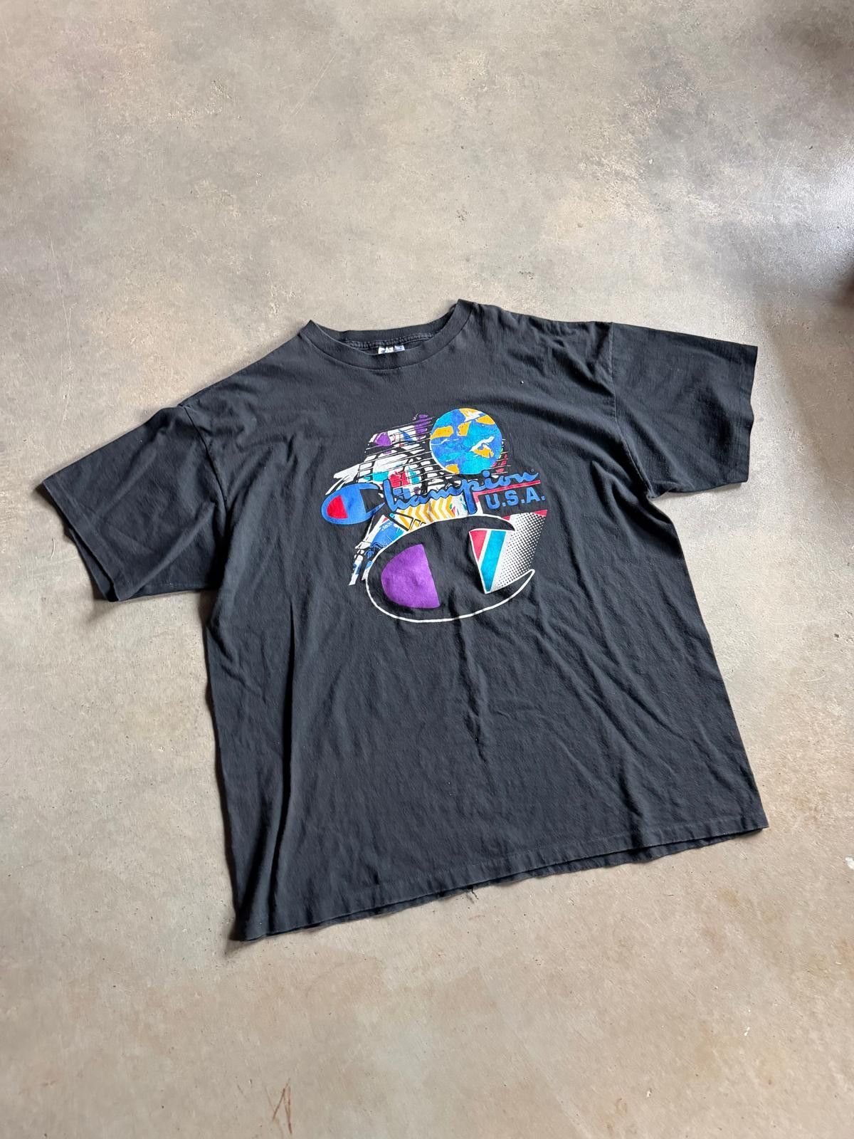 Champion VTG Champion USA Pride Tee Sz 3XL Size US XXL / EU 58 / 5 - 2 Thumbnail