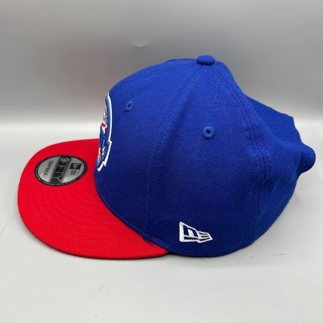 New Era Chicago Cubs Hat Men Blue World Series Snap Back Cap Wool Size ONE SIZE - 4 Thumbnail