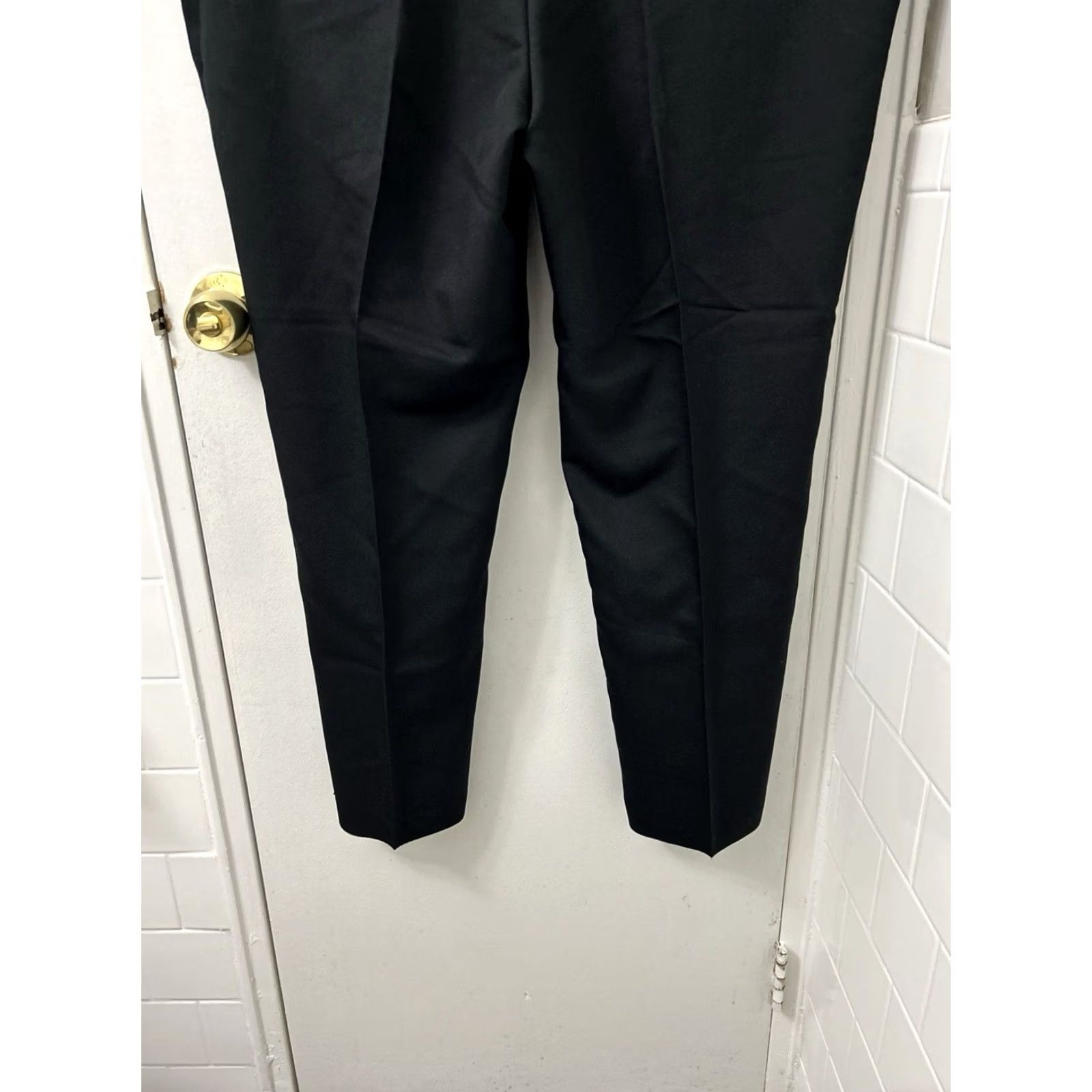Haggar VINTAGE Haggar Stretch Gab Pants Mens 40x29 Black Classic Fit Trousers NWT 0 MSRP Size US 40 / EU 56 - 3 Thumbnail