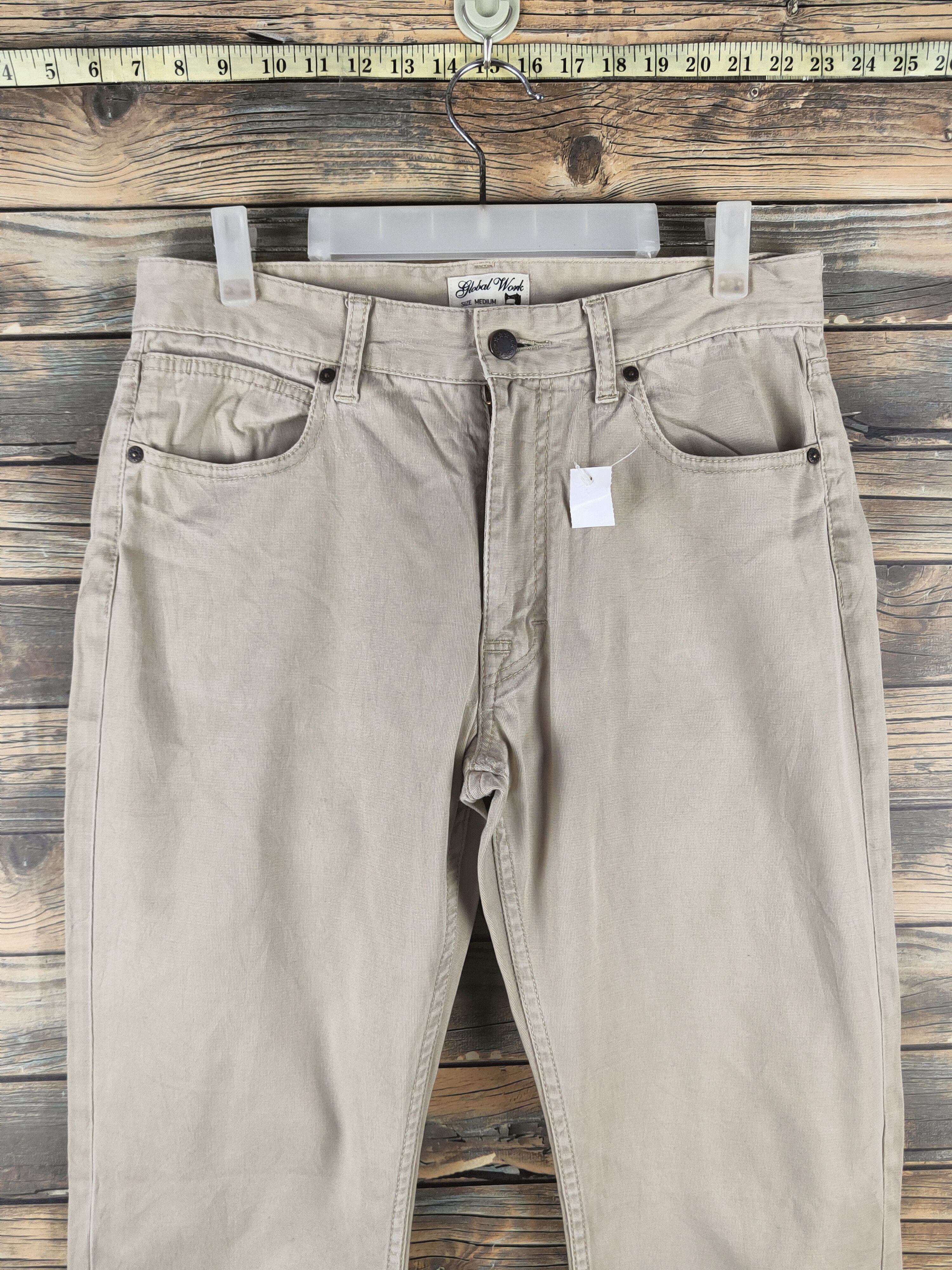 Global Work DL Global Work Ivory Multipocket Casual Pants #46-334 Size US 31 - 2 Thumbnail