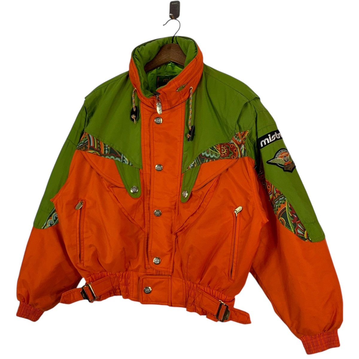 Vintage VINTAGE MISTRAL SKIWEAR BOMBER JACKET Size US M / EU 48-50 / 2 - 2 Thumbnail