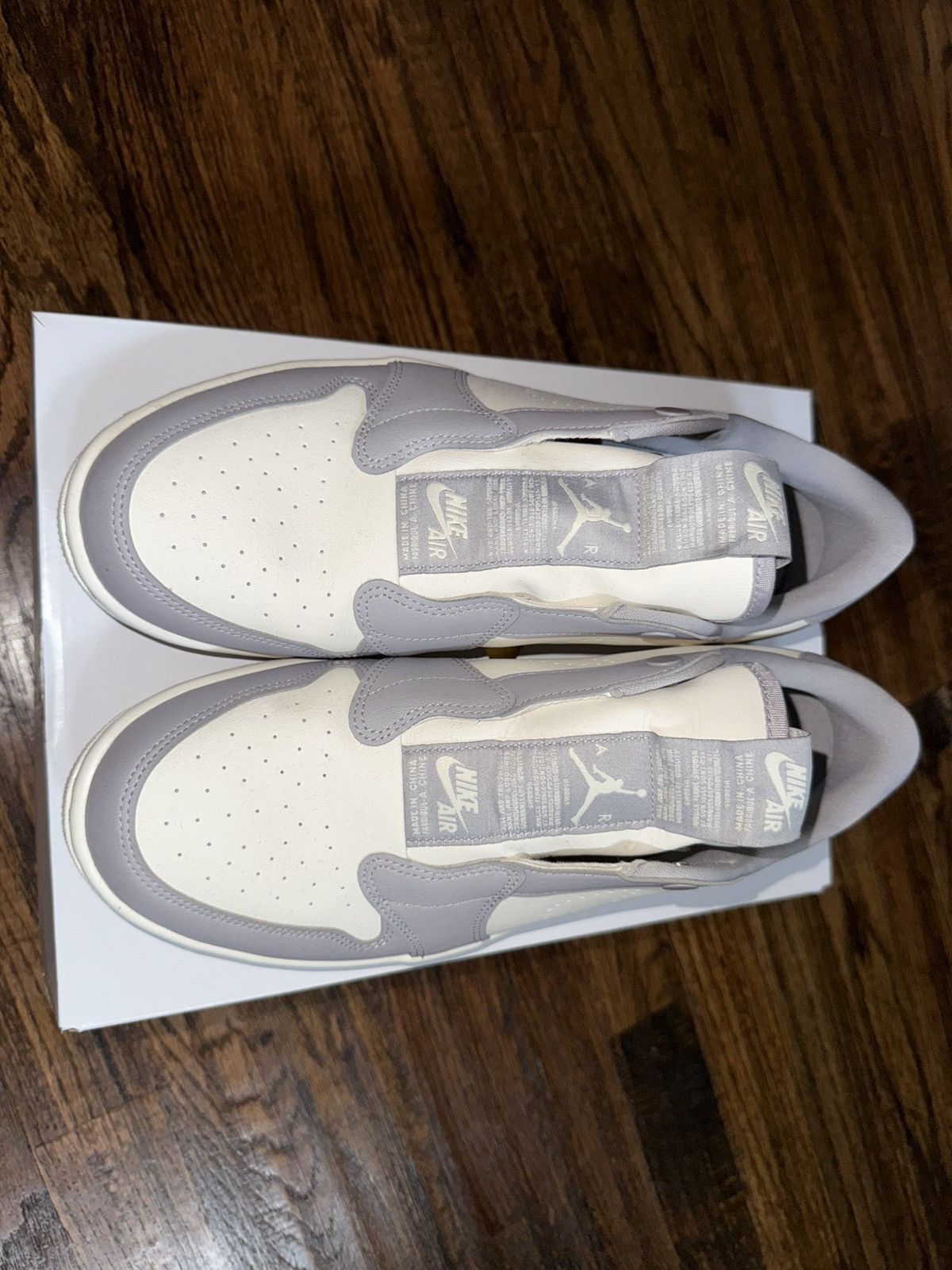 Kith × Nike Air Jordan 1 Low Slip Atmosphere Grey AV3918-005 Men’s 10.5 Size US 10.5 / EU 43-44 - 6 Thumbnail