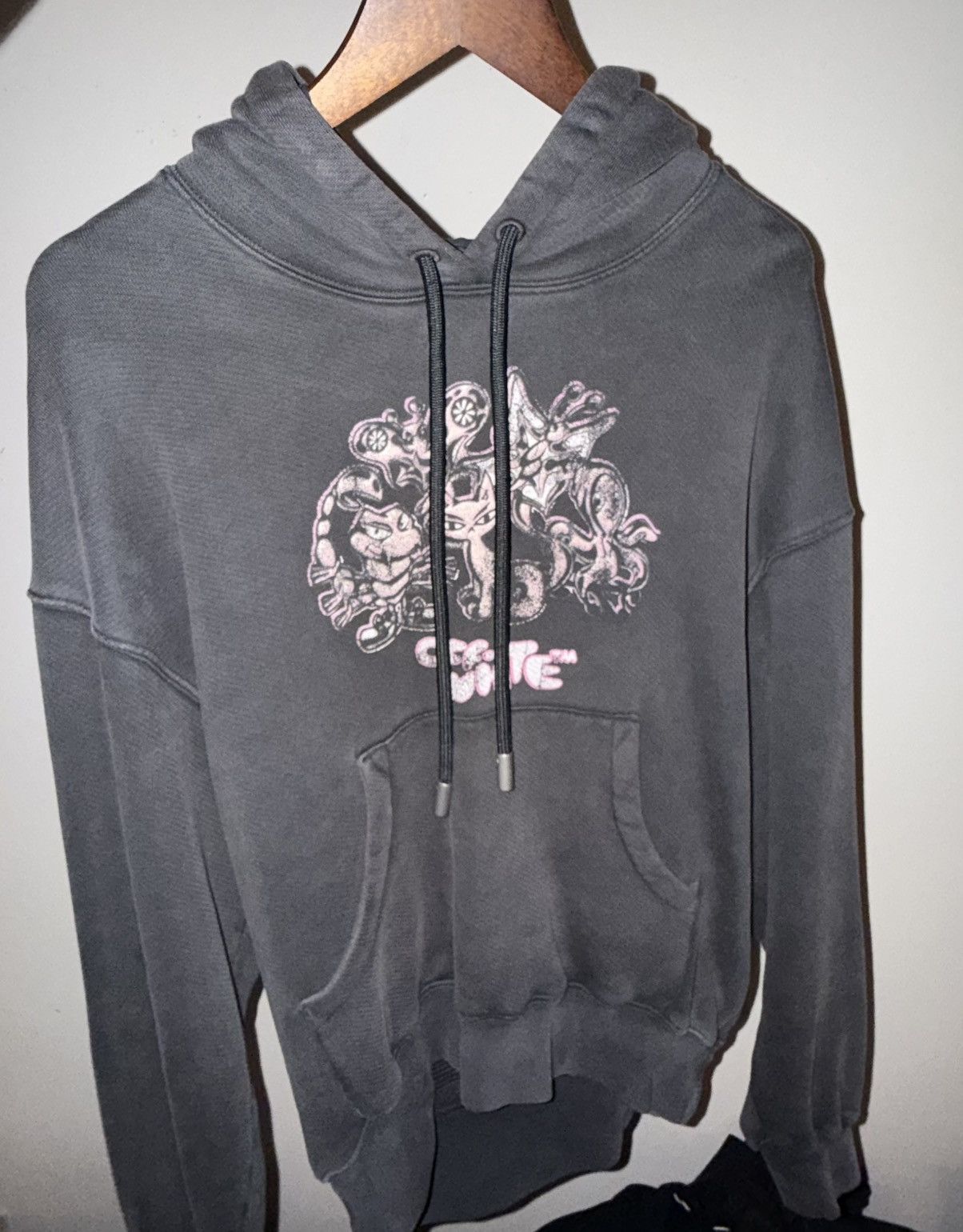 Off-White Off White “Washed Characters” Hoodie Size US S / EU 44-46 / 1 - 1 Thumbnail