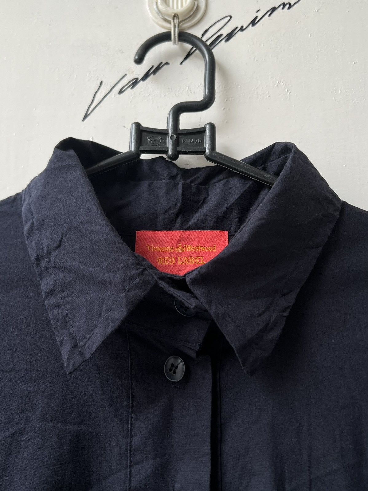 Vivienne Westwood VIVIENNE WESTWOOD Asymetrical Navy Shirt Size S / US 4 / IT 40 - 5 Thumbnail