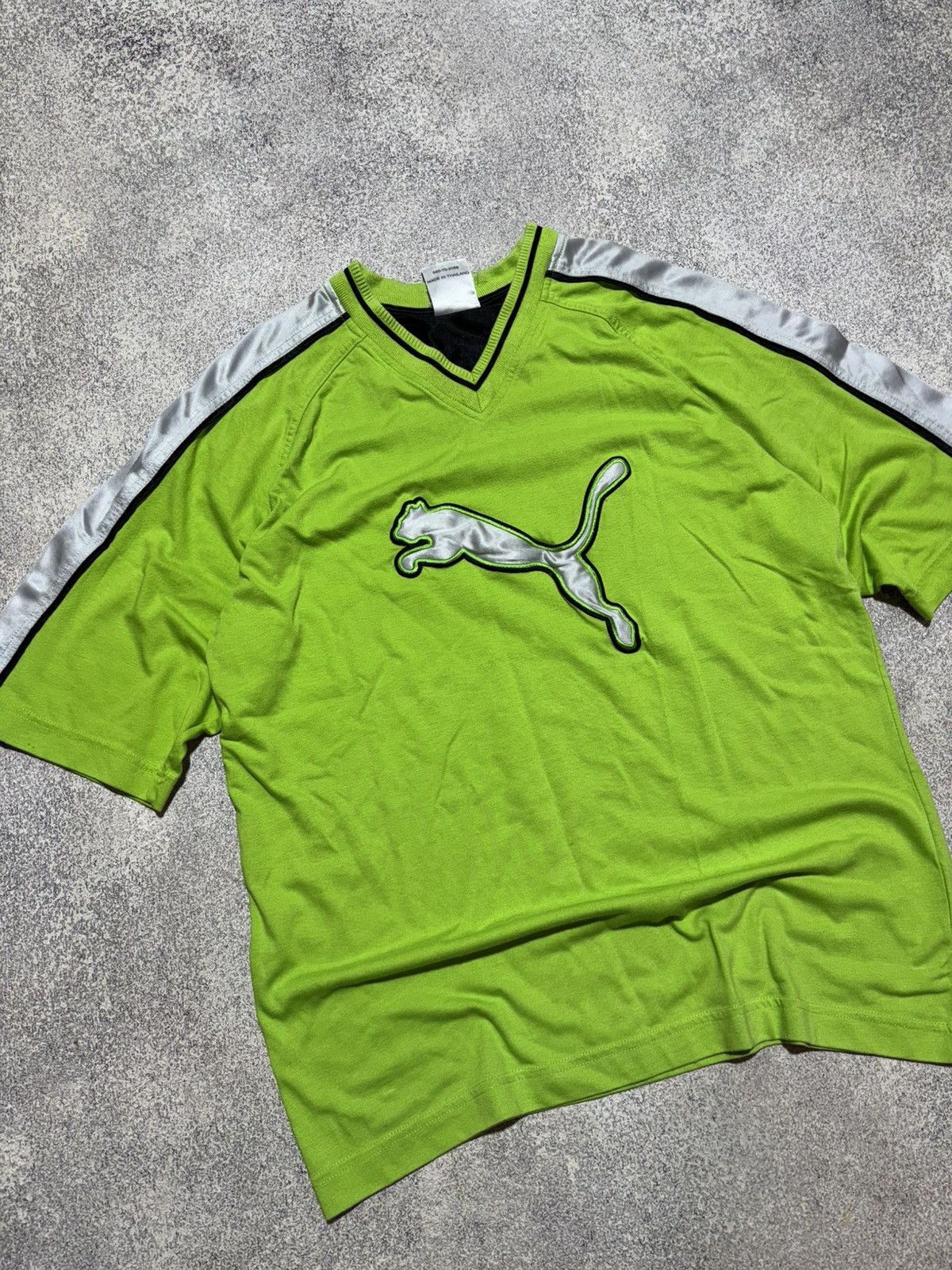 Japanese Brand × Puma × Vintage Rare Puma Vintage T-shirt Baggy Y2K Mens size L Green Size US L / EU 52-54 / 3 - 2 Thumbnail