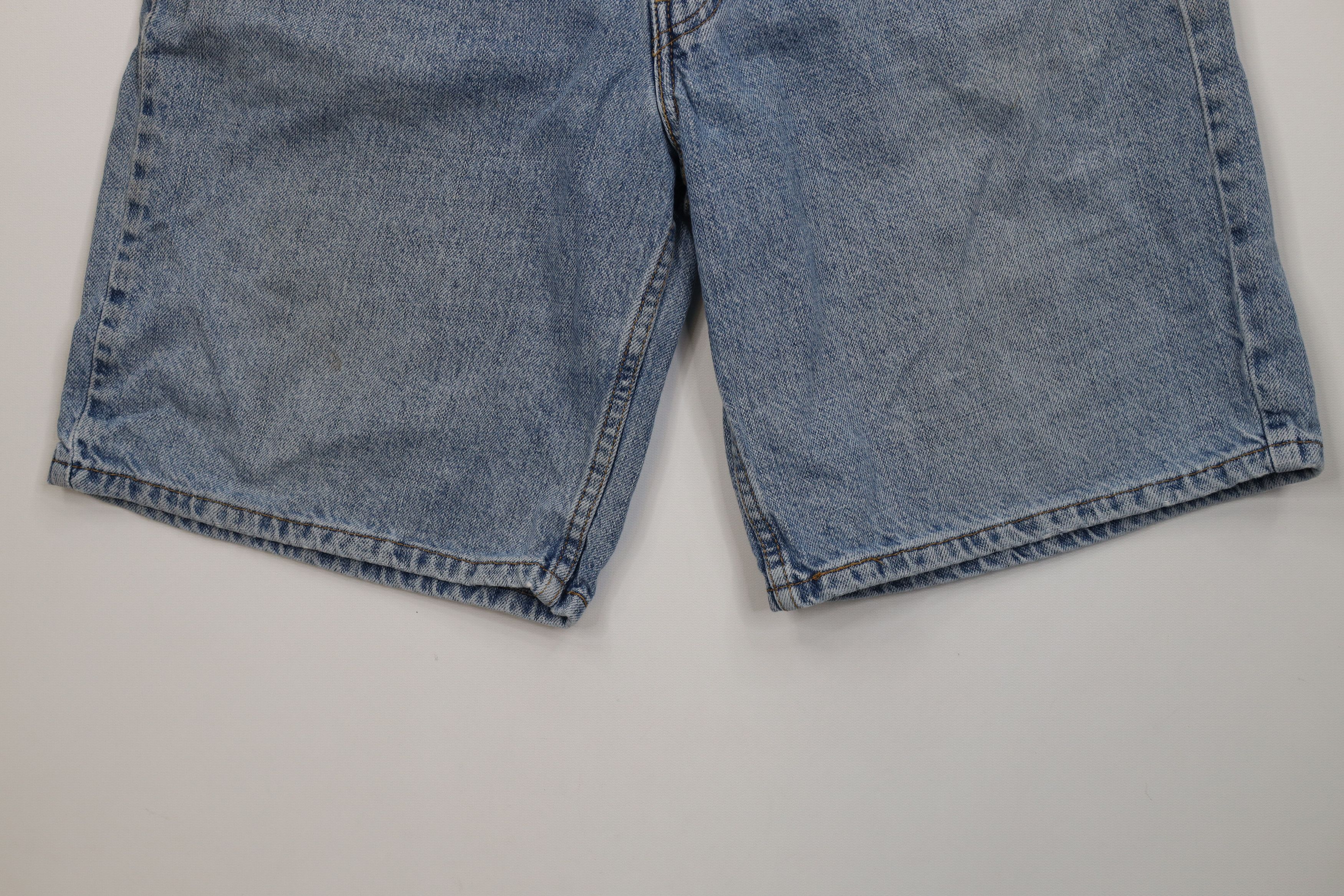 Levi's Vintage Y2K Levis 550 Fit Denim Jean Shorts Jorts Blue Size US 34 / EU 50 - 4 Thumbnail