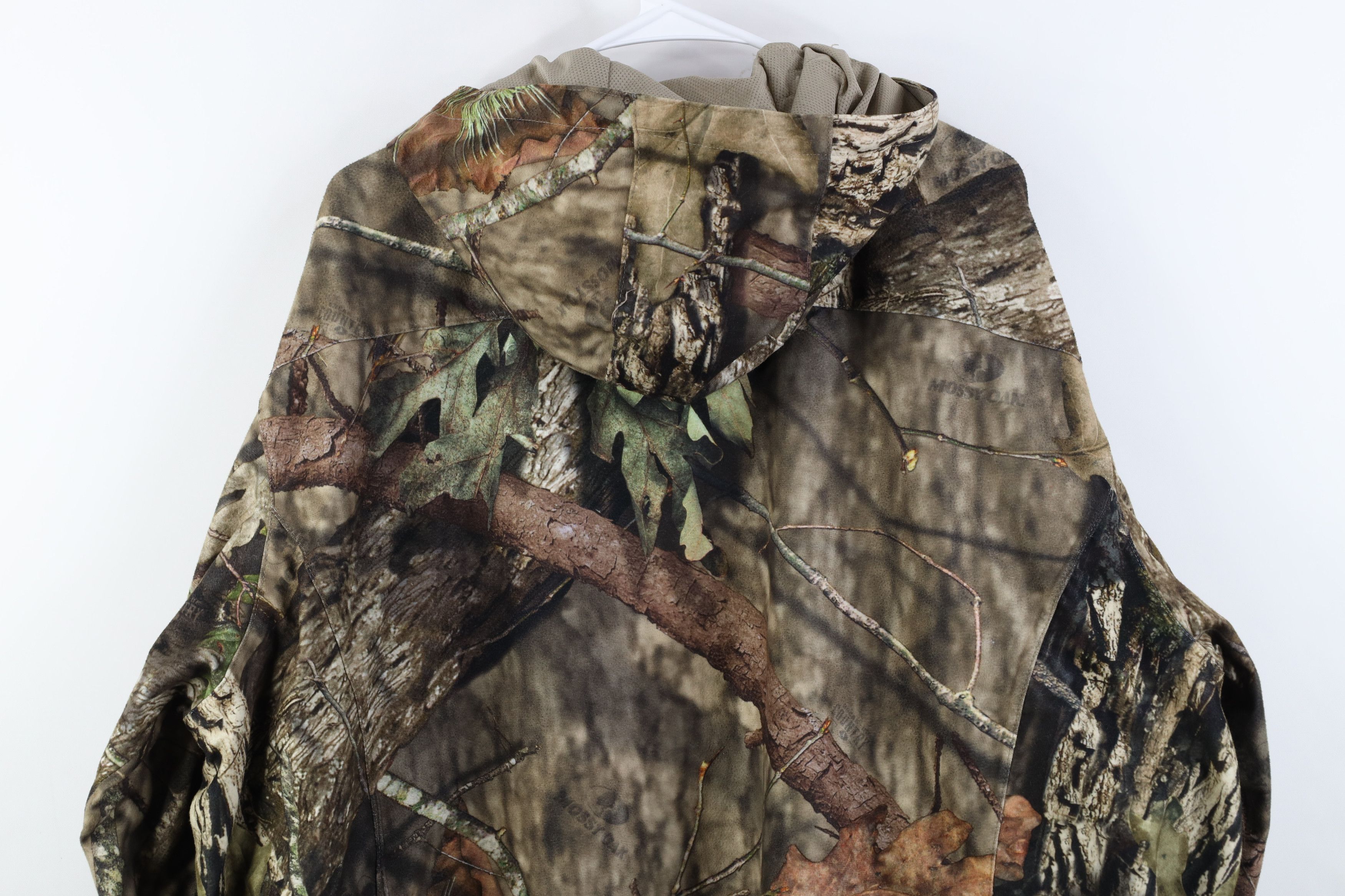 Vintage Vintage Streetwear Mossy Oak Camouflage Hooded Cloth Jacket Size US XXL / EU 58 / 5 - 14 Thumbnail