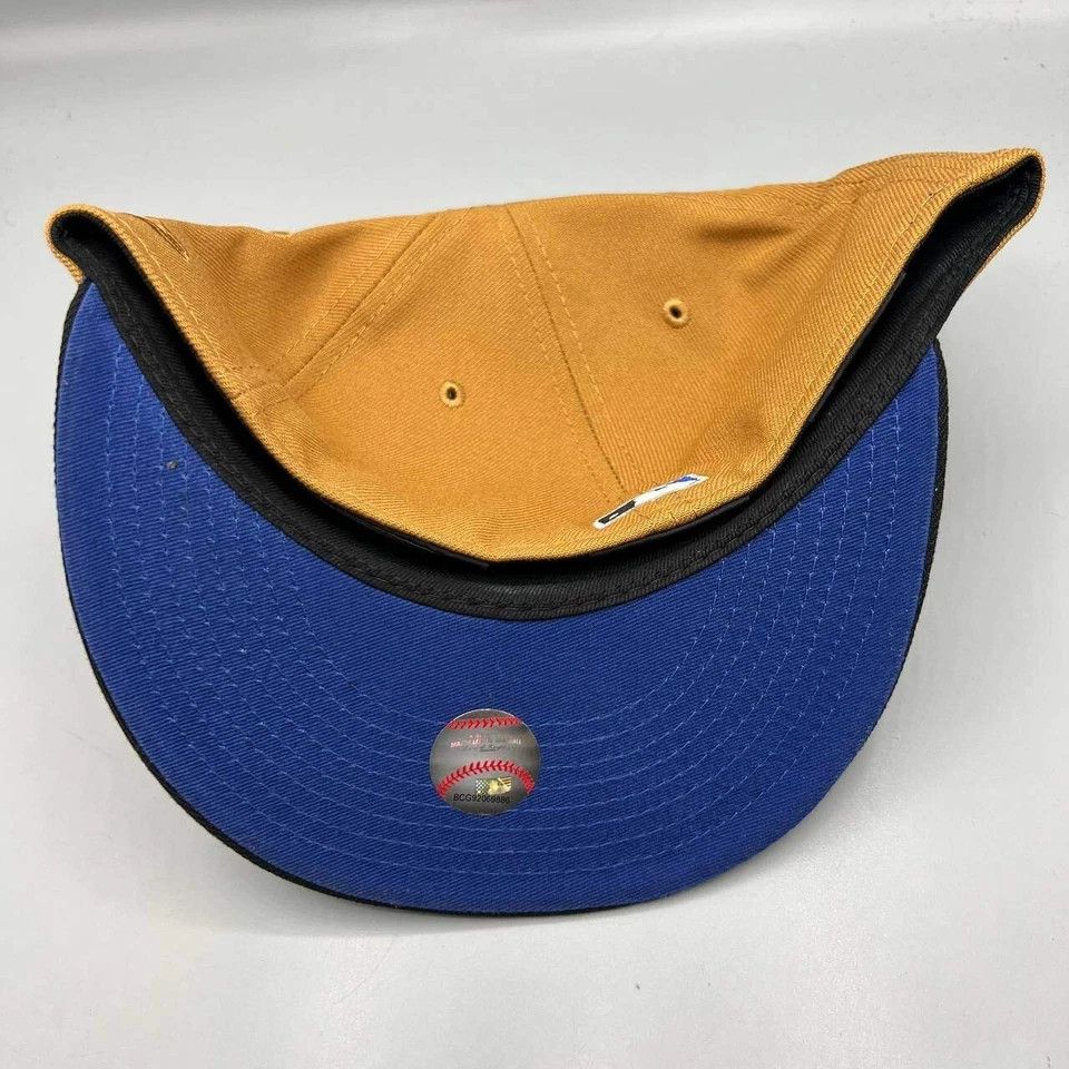 New Era Atlanta Braves Hat Men 7 1/2 59Fifty New Era MLB Fitted Cap Size ONE SIZE - 5 Thumbnail