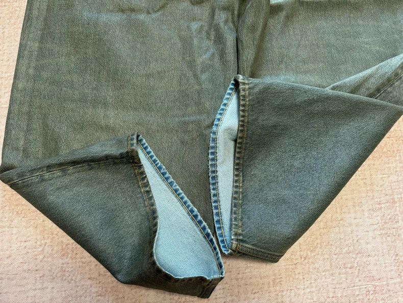 Acne Studios acne studios Brush wax mud dyed silhouette jeans 2503-Nexta Size US 32 / EU 48 - 4 Thumbnail