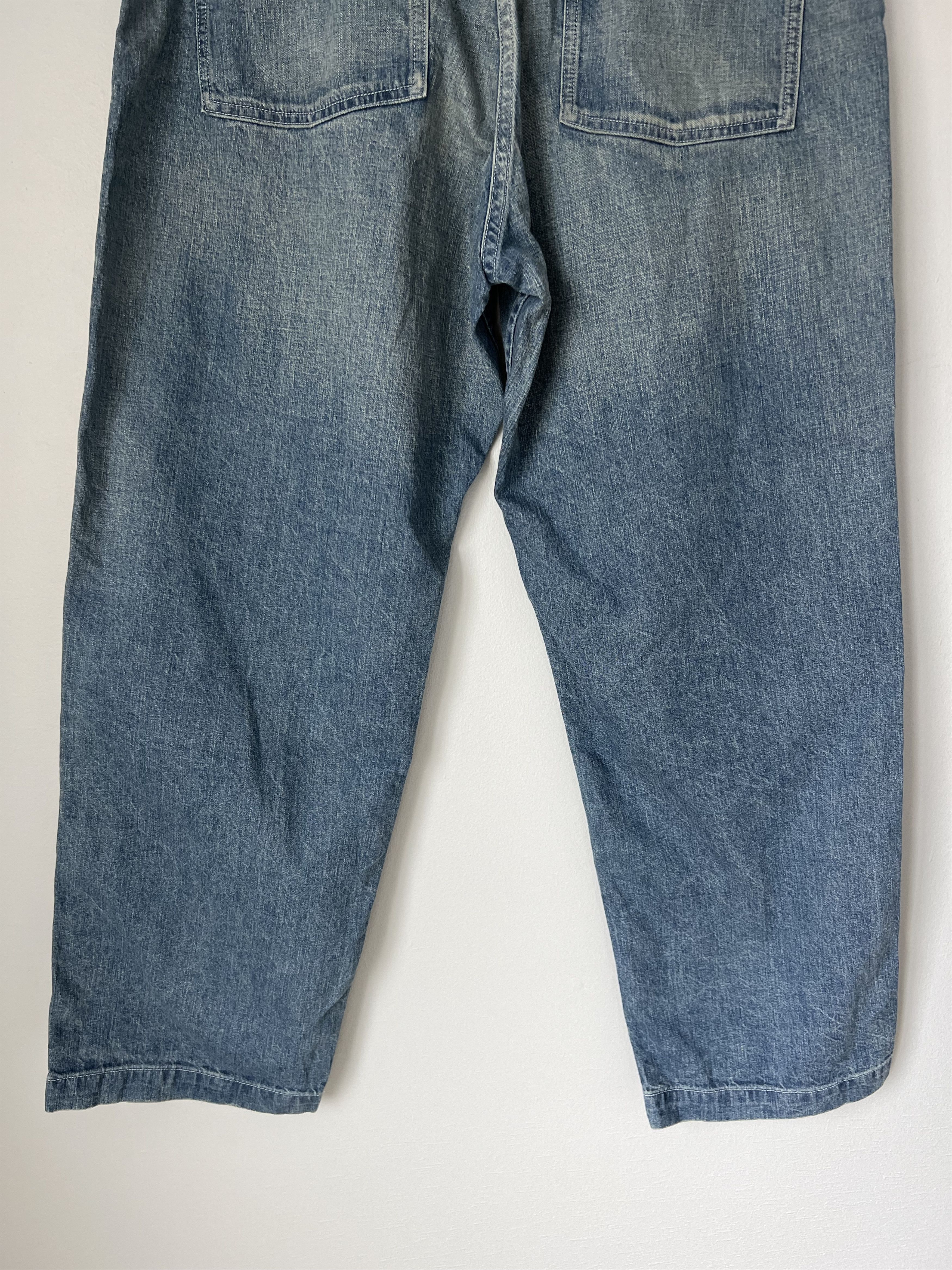 Human Made Baggy Denim Pants in Indigo Blue