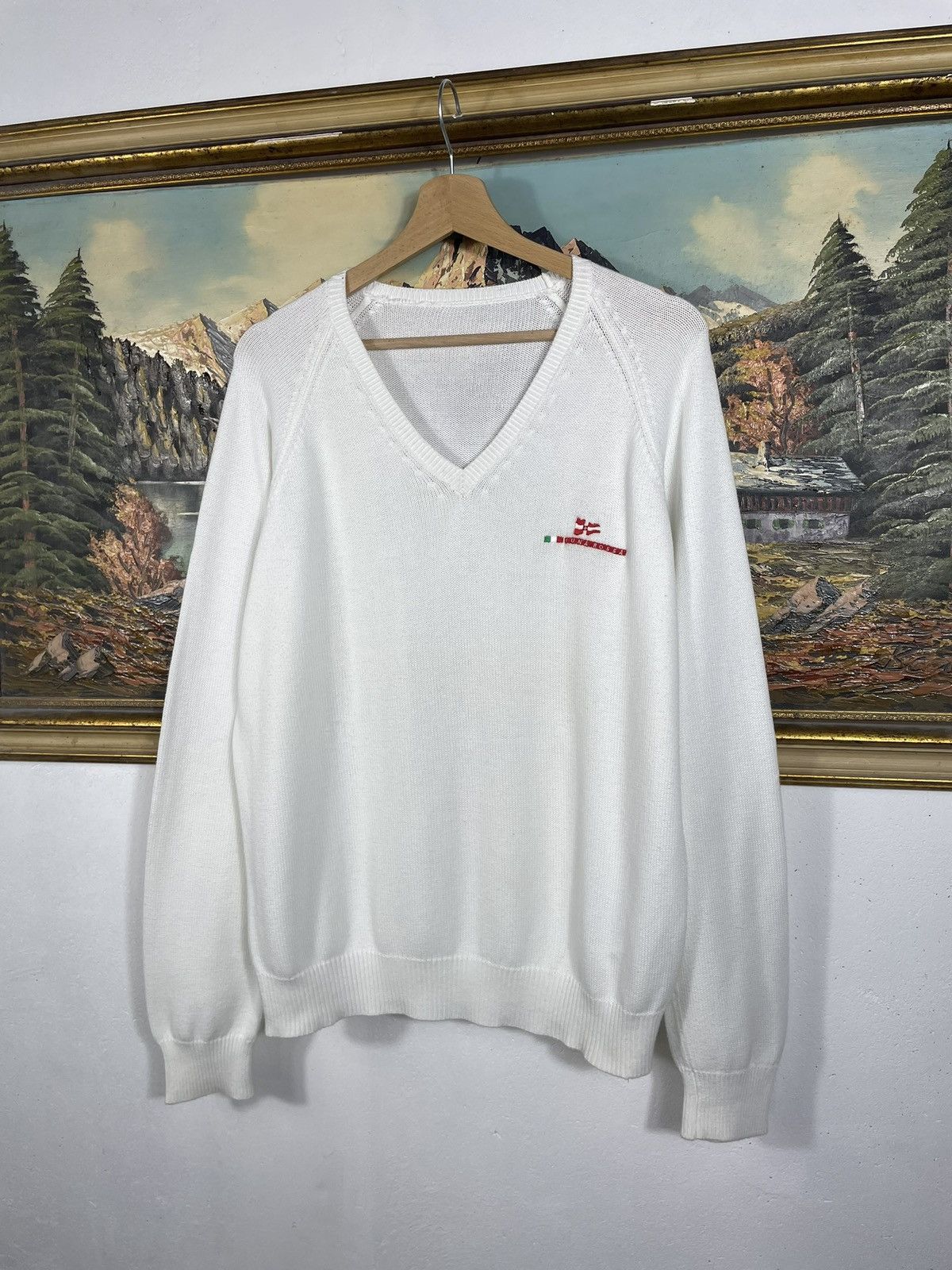 Prada × Vintage Prada Luna Rossa Knitwear Pull Jumper Sweatshirt Luxury Size US M / EU 48-50 / 2 - 3 Thumbnail