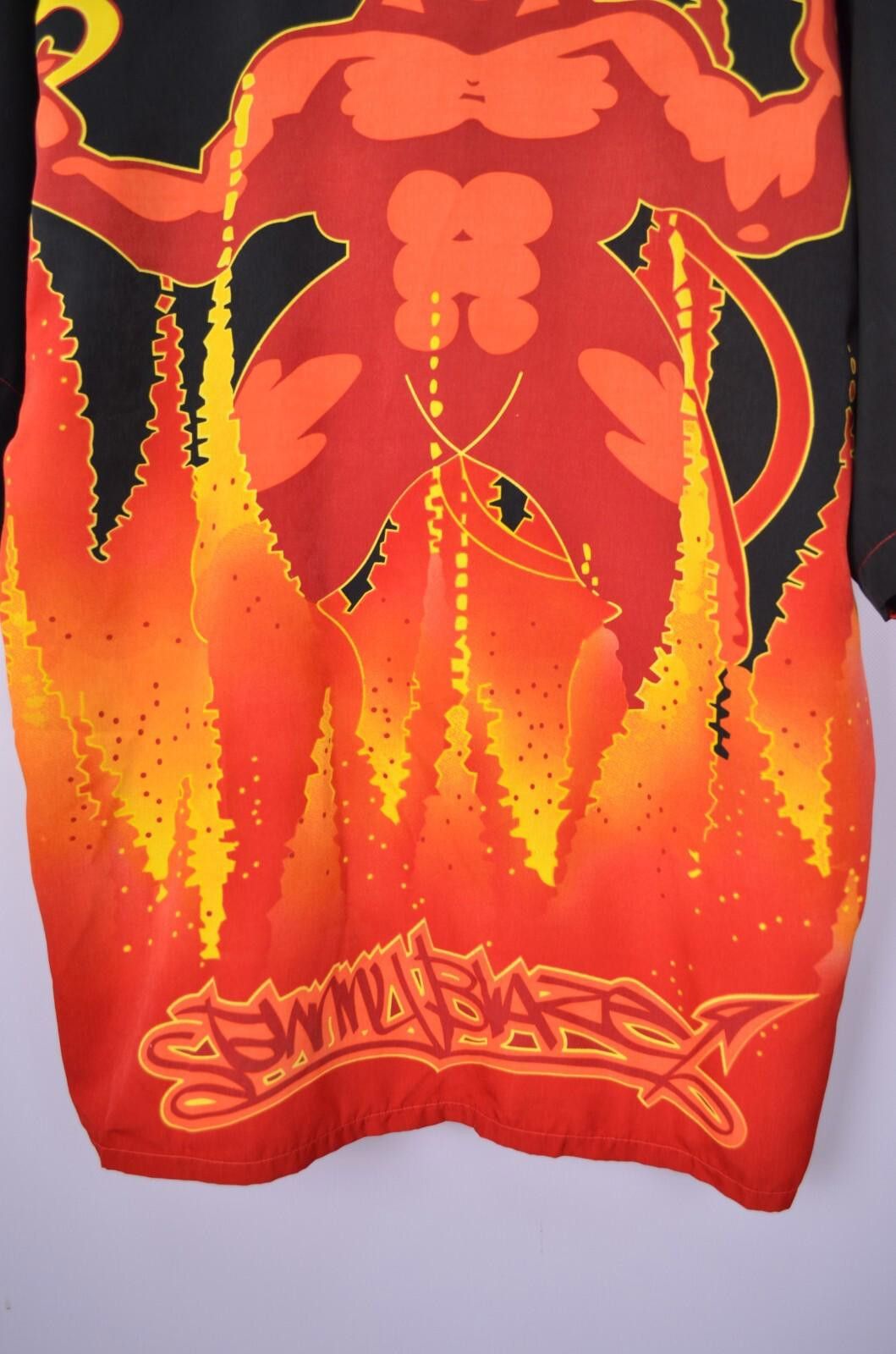 Designer Vintage Johny Blaze Anime Devil Rap Oversize Shirt Size XL Size US XL / EU 56 / 4 - 9 Thumbnail