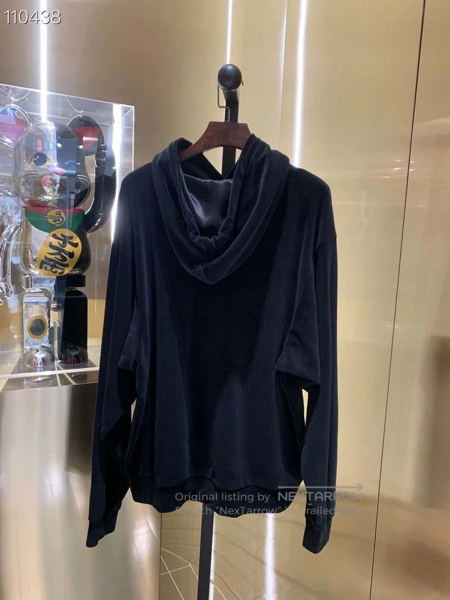 Gucci Gucci Black Velvet Sweatshirt L. Size US L / EU 52-54 / 3 - 2 Thumbnail