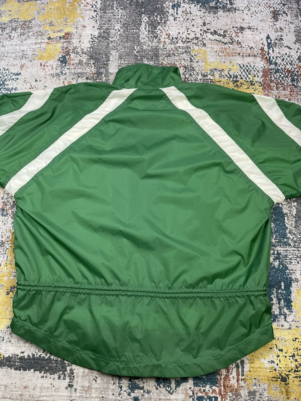Nike Vintage 90s Nike Retro Green White Windbreaker Jackets Size US M / EU 48-50 / 2 - 6 Thumbnail