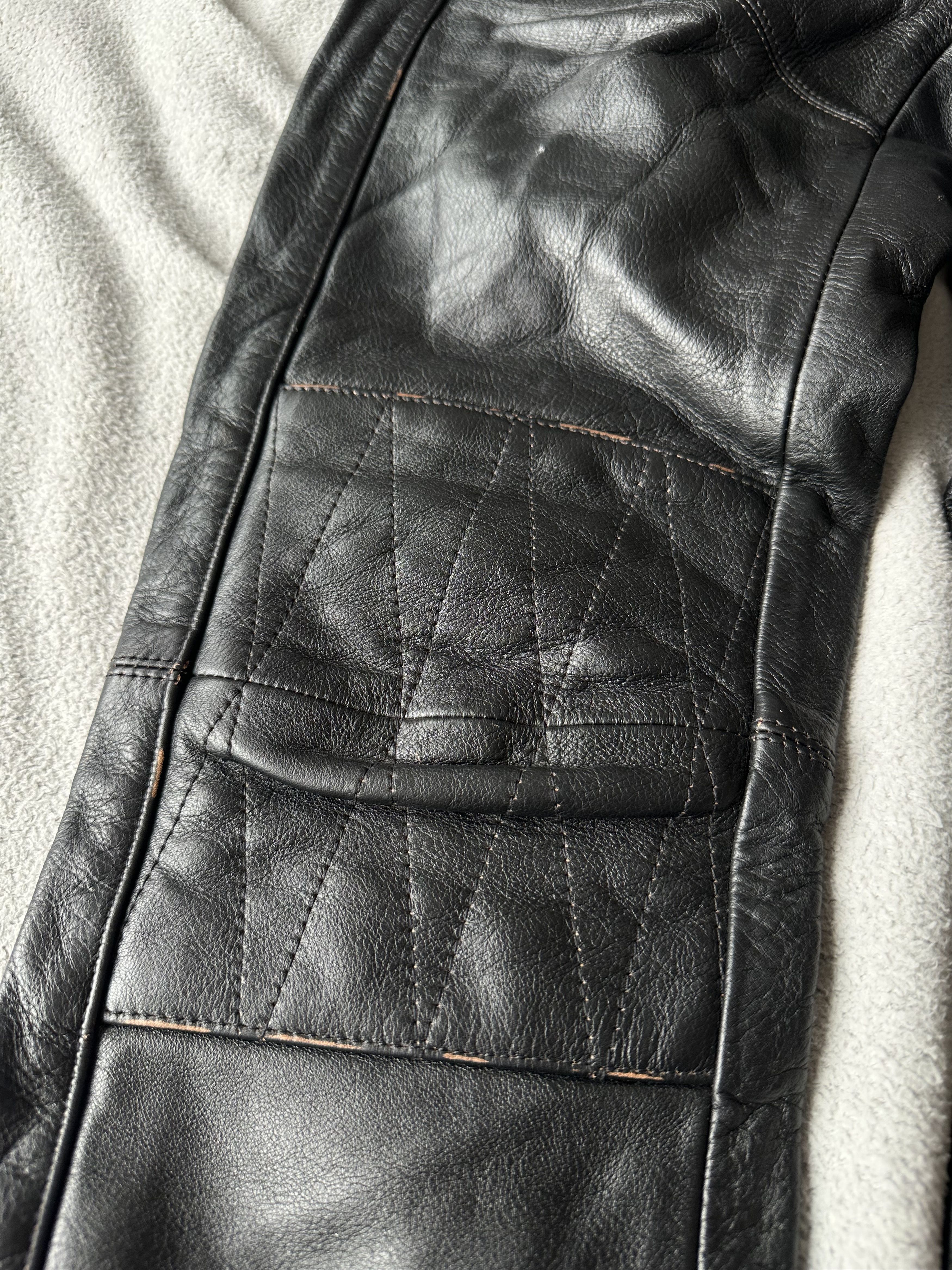 H&M × Isabel Marant Isabel Marant x H&M Leather Biker Pants Black Size 30" / US 8 / IT 44 - 4 Thumbnail