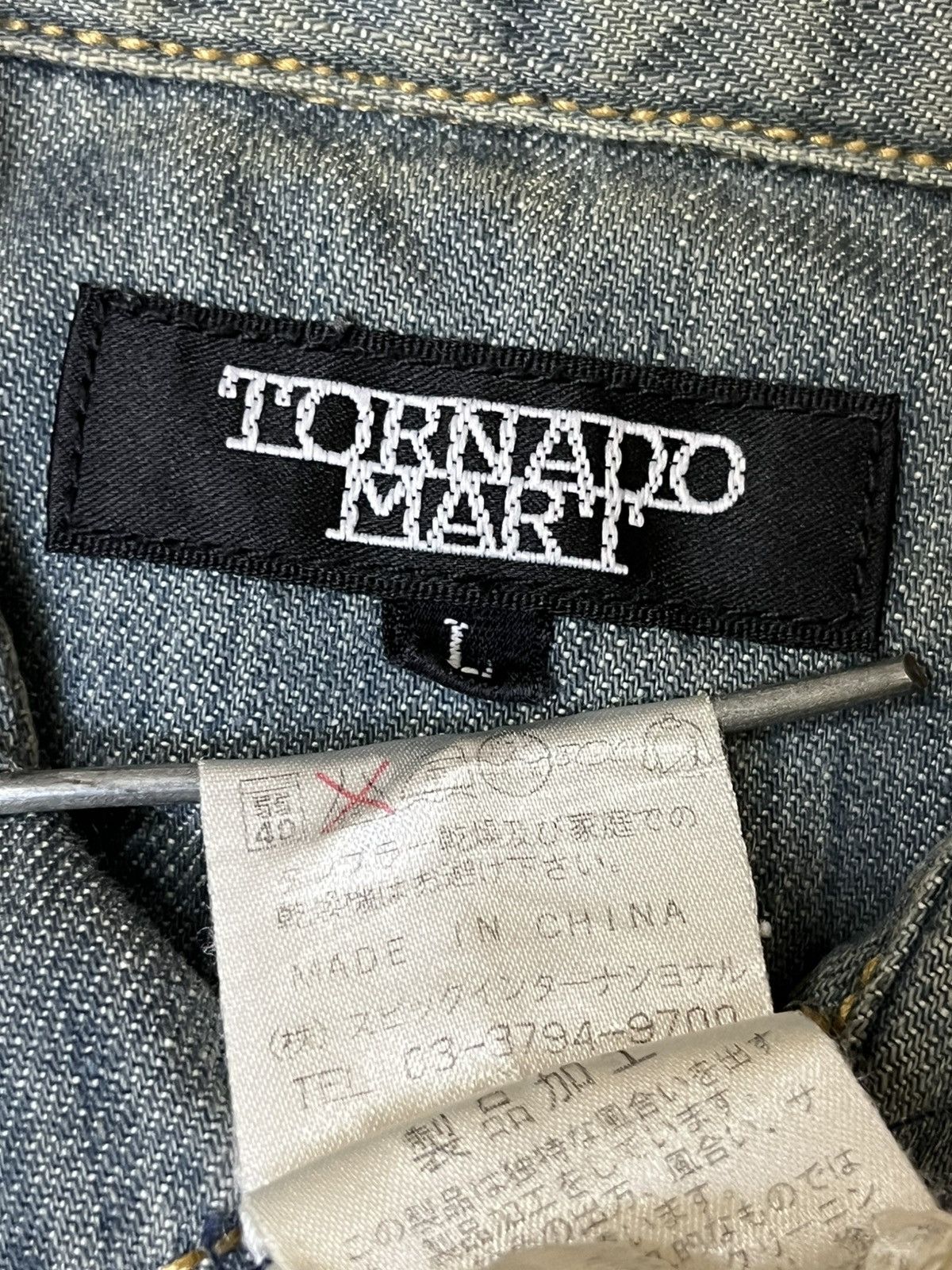 Tornado Mart sick🔥TORNADO MART JAPAN 3quarter hand trucker denim jacket Size US M / EU 48-50 / 2 - 15 Thumbnail
