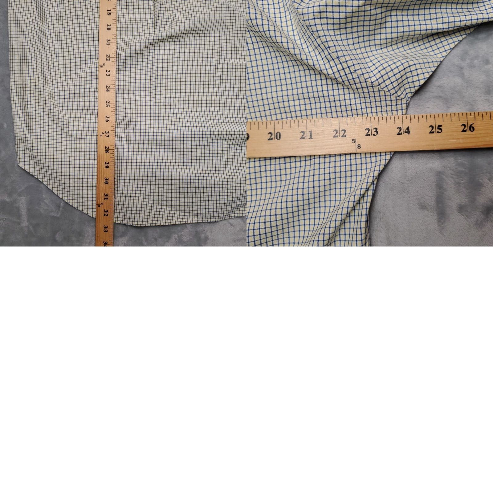 Ralph Lauren Ralph Lauren Shirt Men M Yellow Blue Check Classic Short Sleeve Pony Casual Size US M / EU 48-50 / 2 - 8 Thumbnail