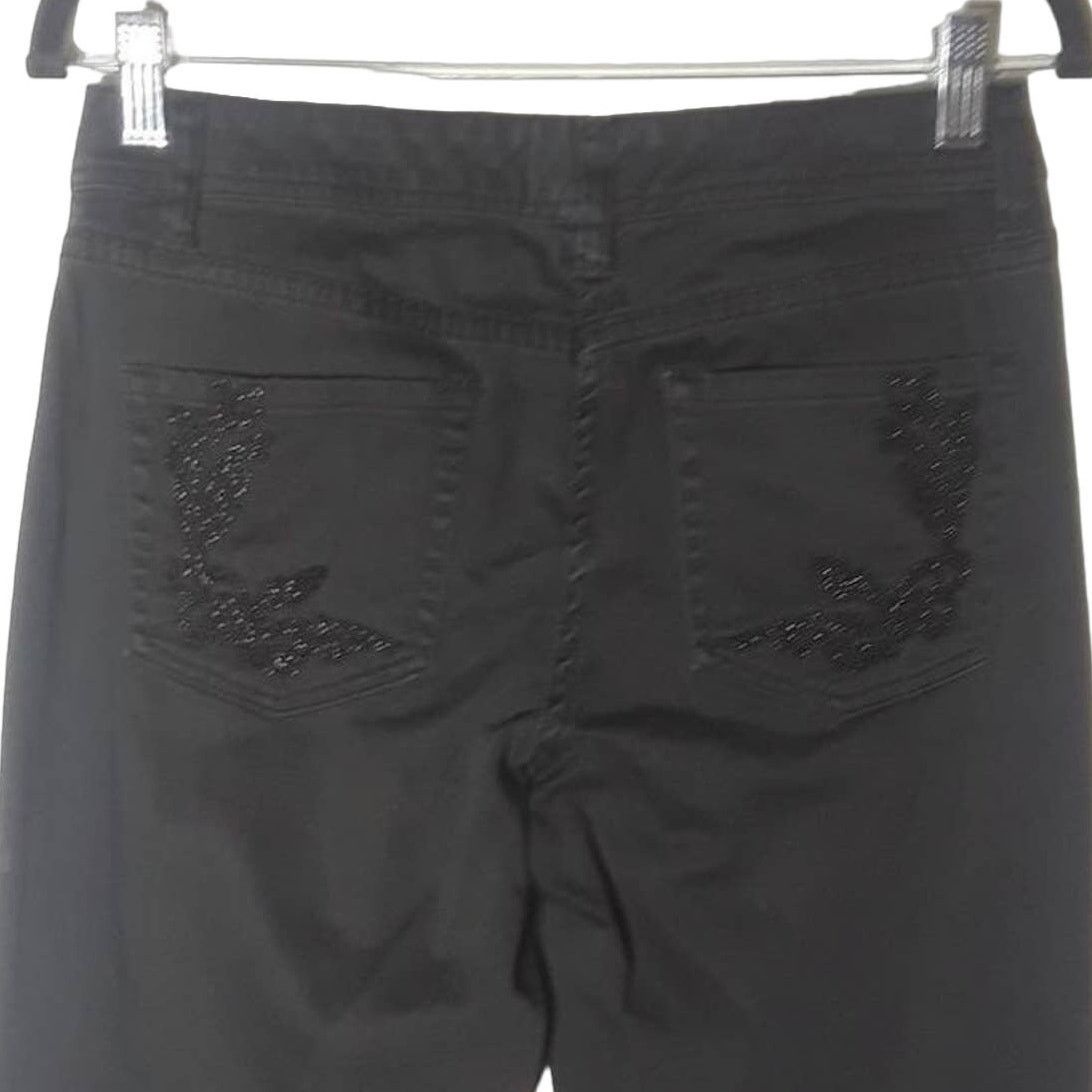 White House Black Market White House Black Market blanc straight leg Black jeans SZ 2 Size 26" / US 2 / IT 38 - 5 Thumbnail