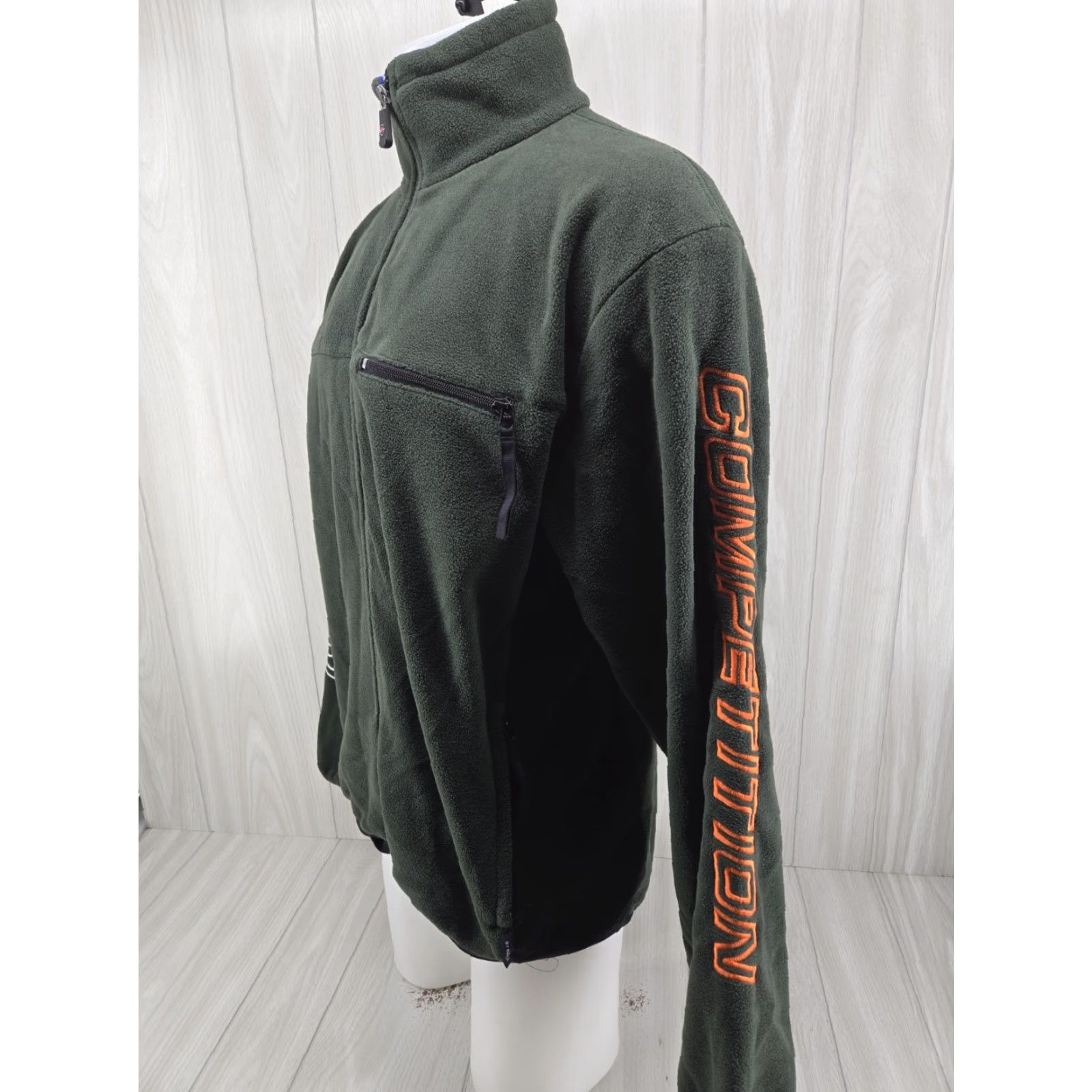 Nautica Nautica Competition Jacket Mens XL Green Parka Winter Fleece 90s Spellout Jacket Size XL Green Nautica Windbreaker 90s Theme Mens Size US XL / EU 56 / 4 - 3 Thumbnail