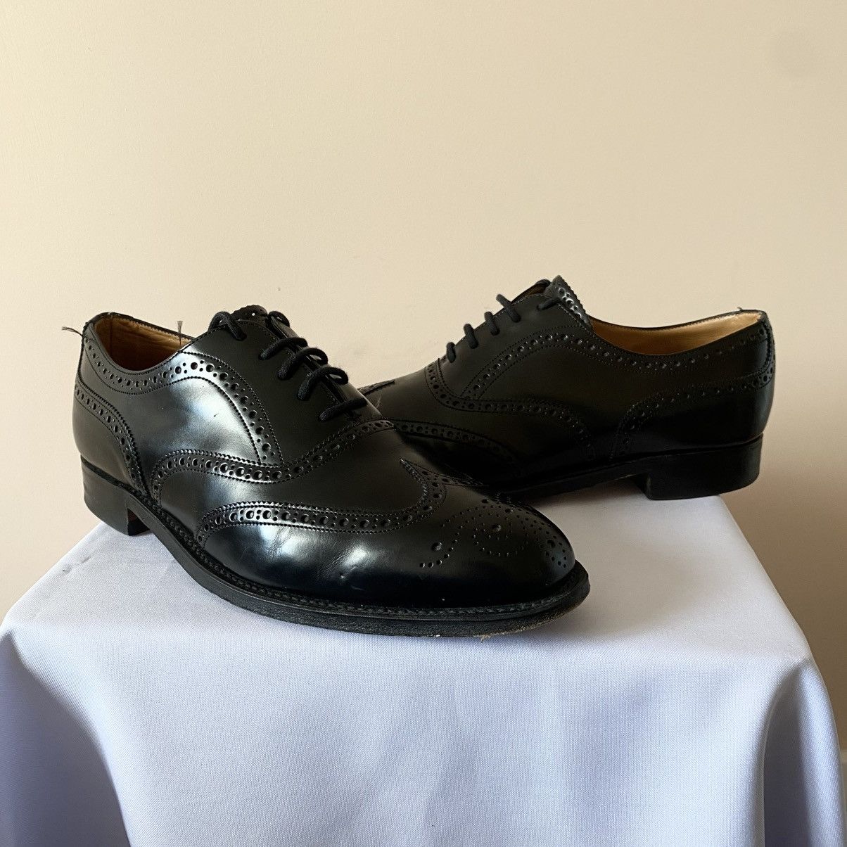 Cheaney Cheaney Broad Black Leather Casual Shoes Size UK 8 Size US 8 / EU 41 - 1 Thumbnail