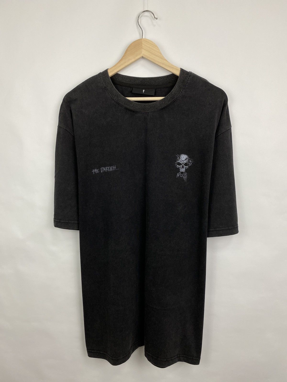 Vintage 💀 Vintage Y2K Faded The Darkness It Pulls Skull Death tee Size US XL / EU 56 / 4 - 6 Thumbnail
