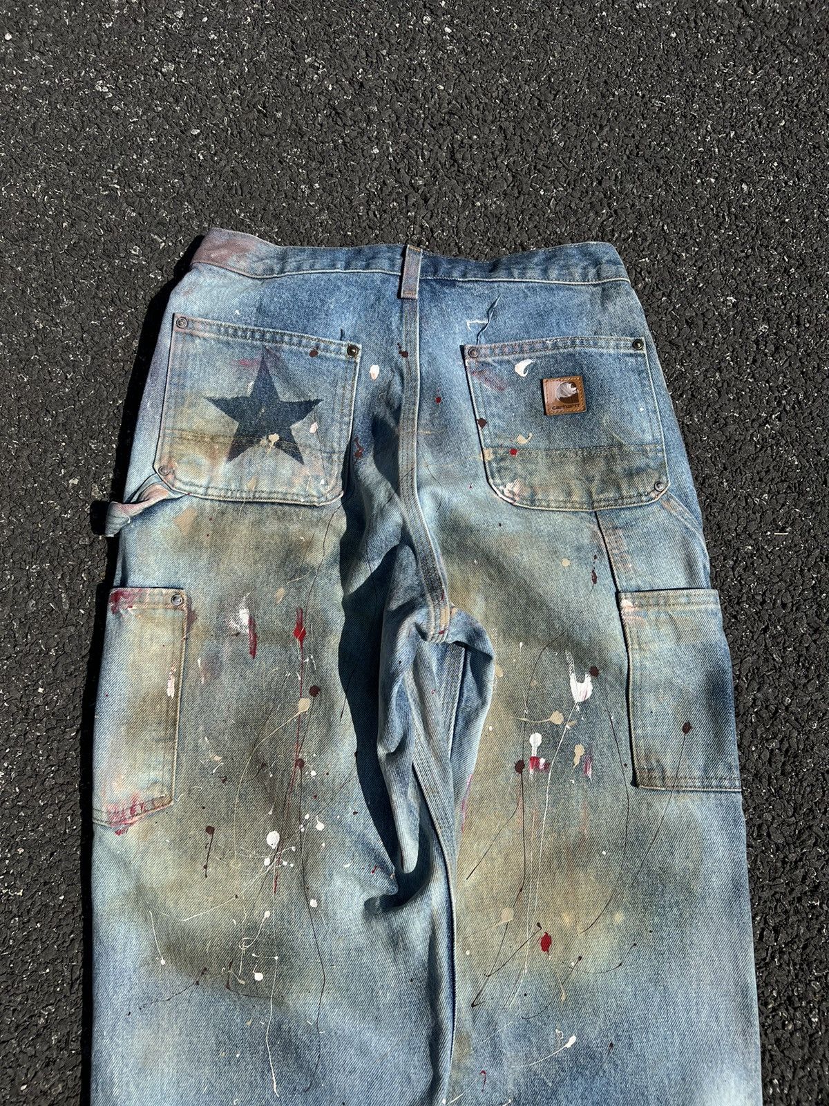 Carhartt Mud Wash Splatter Carhartt Double Knee Size US 30 / EU 46 - 6 Thumbnail