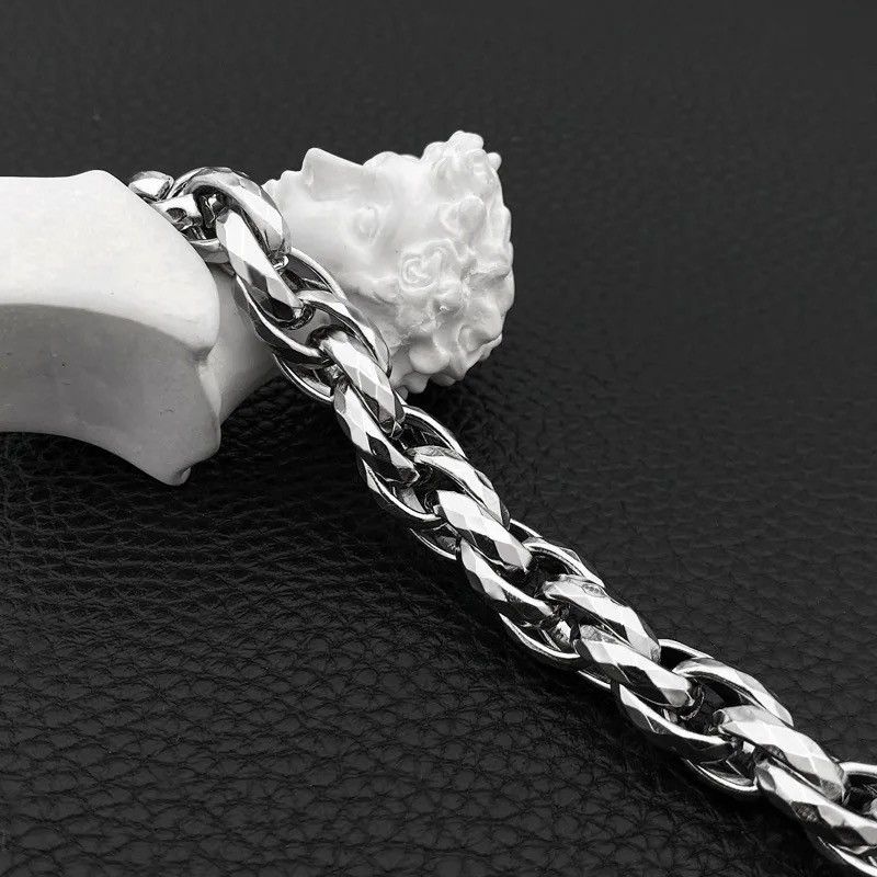 Jewelry Personality Thick Long Men's Necklace Size ONE SIZE - 3 Thumbnail